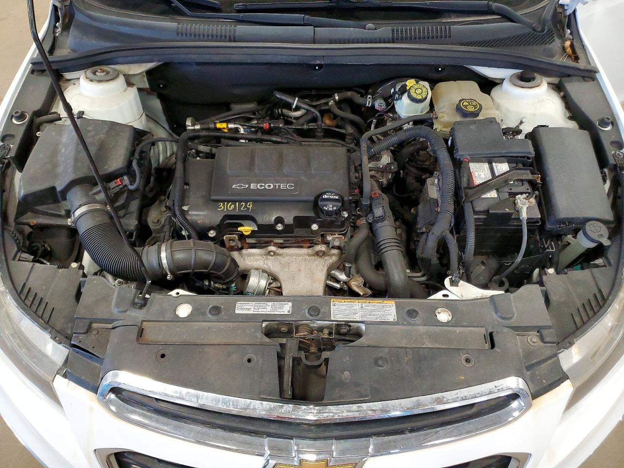2016 Chevrolet Cruze Limited Lt Белый vin: 1G1PE5SB7G7109528
