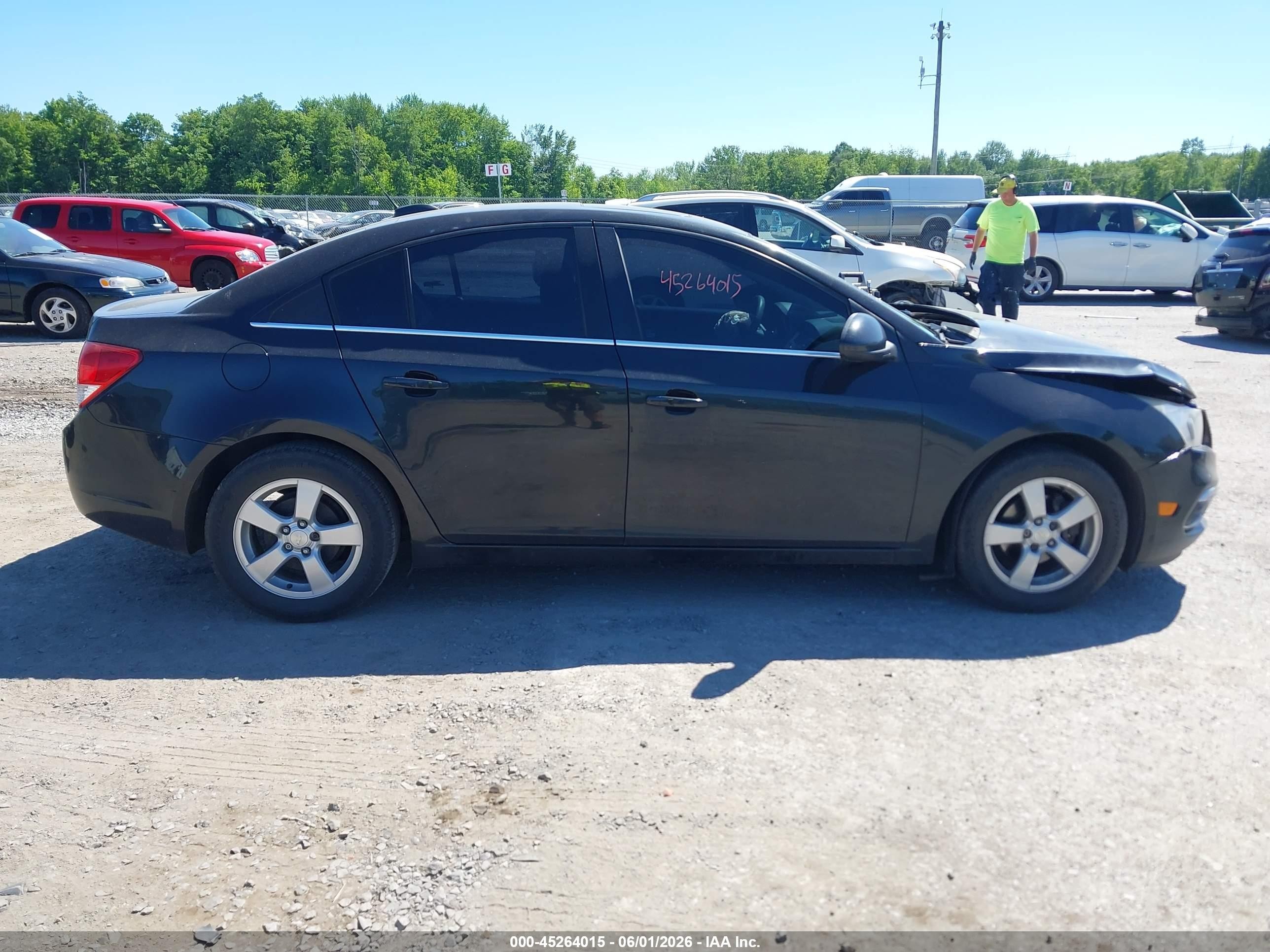 2016 Chevrolet Cruze Limited 1lt Auto Серый vin: 1G1PE5SB7G7210620