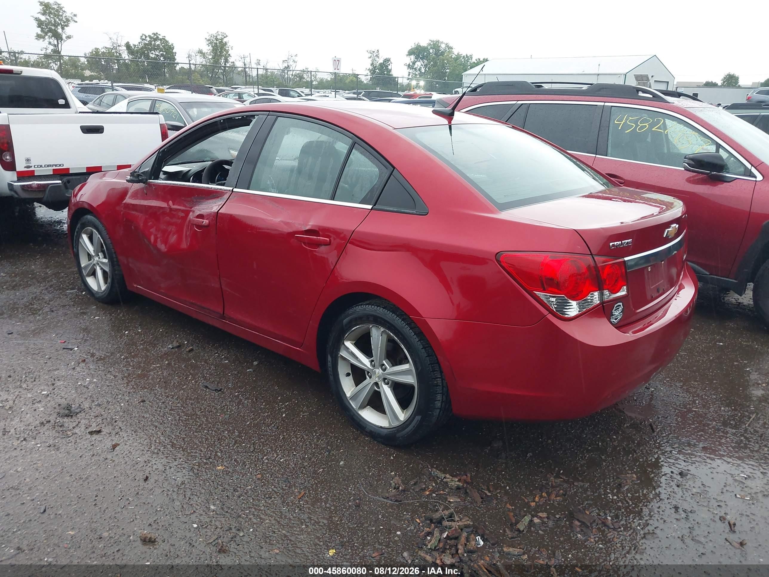 2013 Chevrolet Cruze 2lt Auto Красный vin: 1G1PE5SB8D7147247