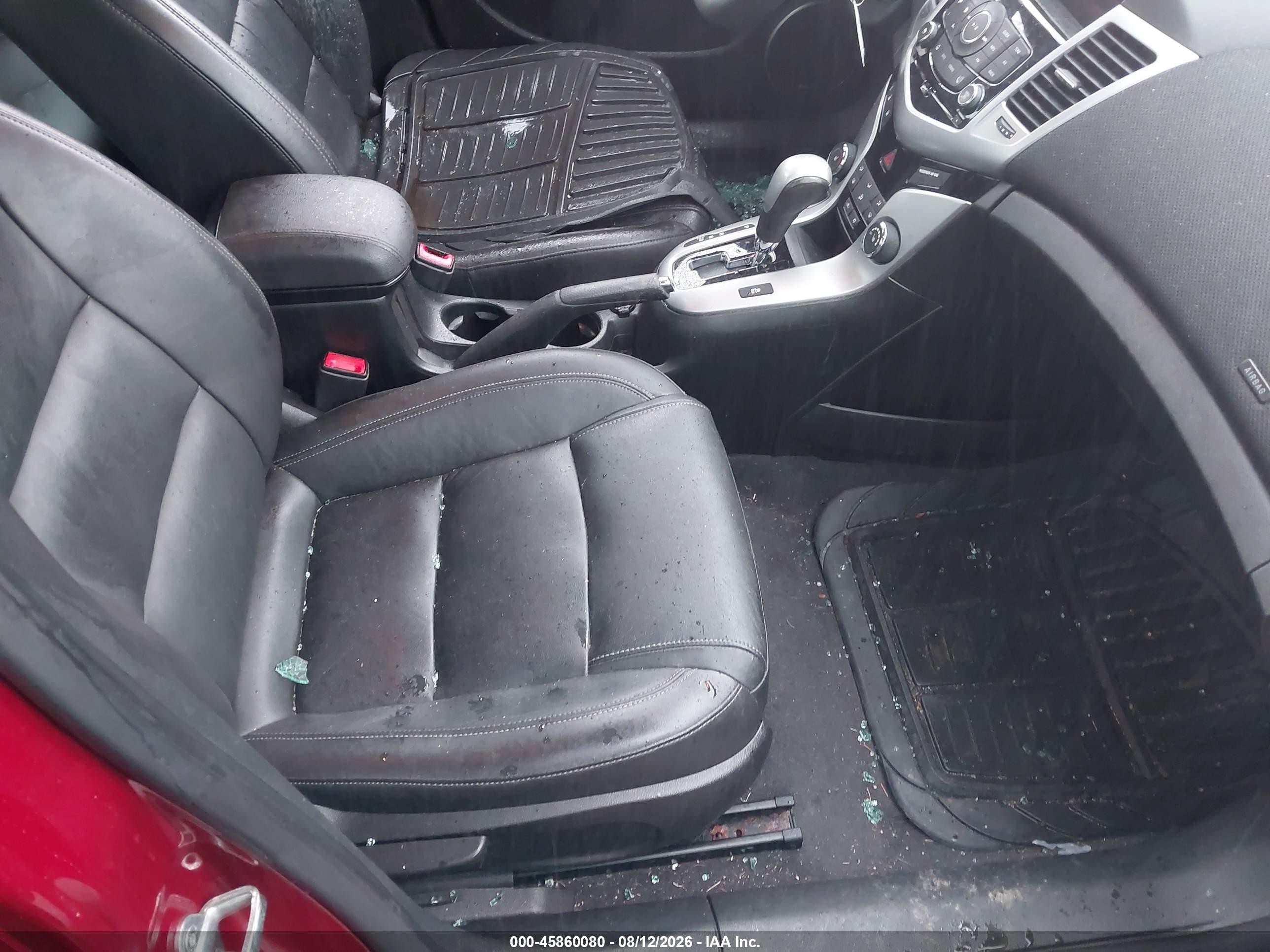 2013 Chevrolet Cruze 2lt Auto Красный vin: 1G1PE5SB8D7147247