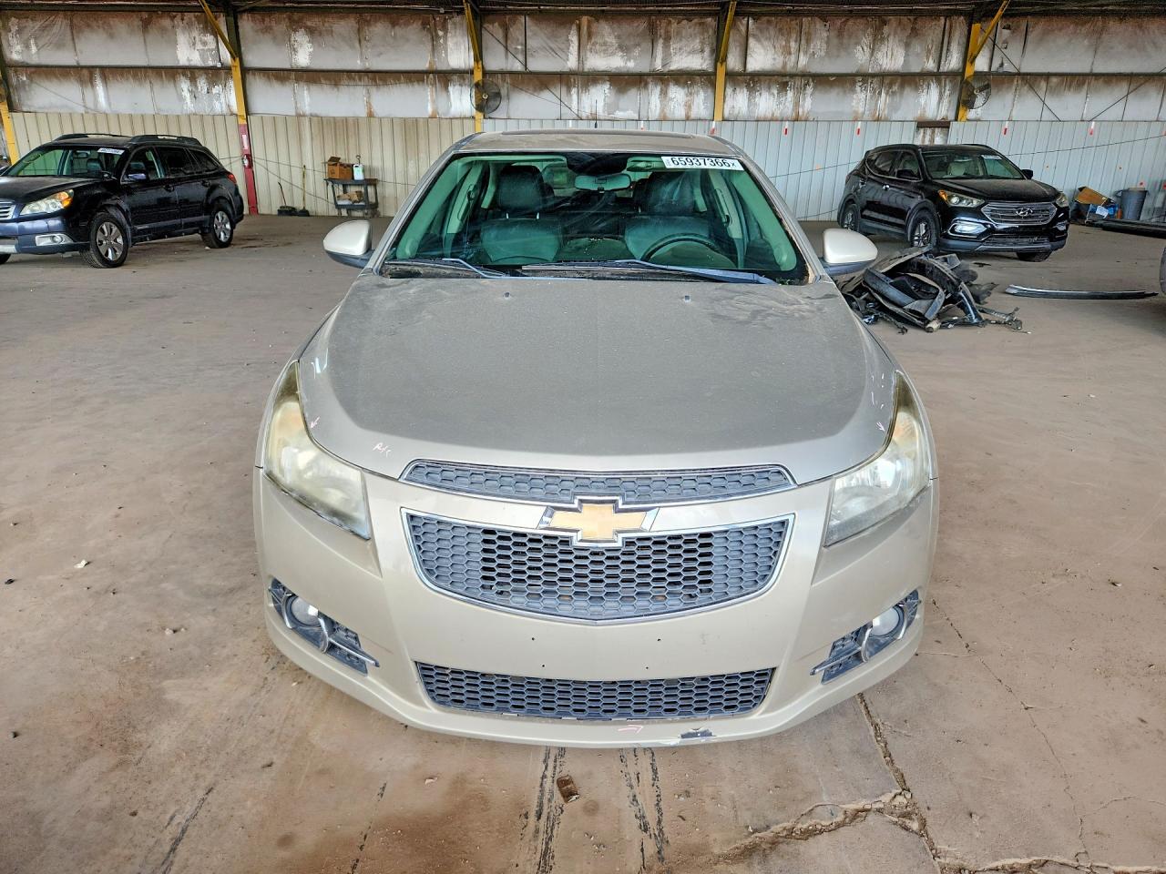 2013 Chevrolet Cruze Lt Beige vin: 1G1PE5SB8D7173167