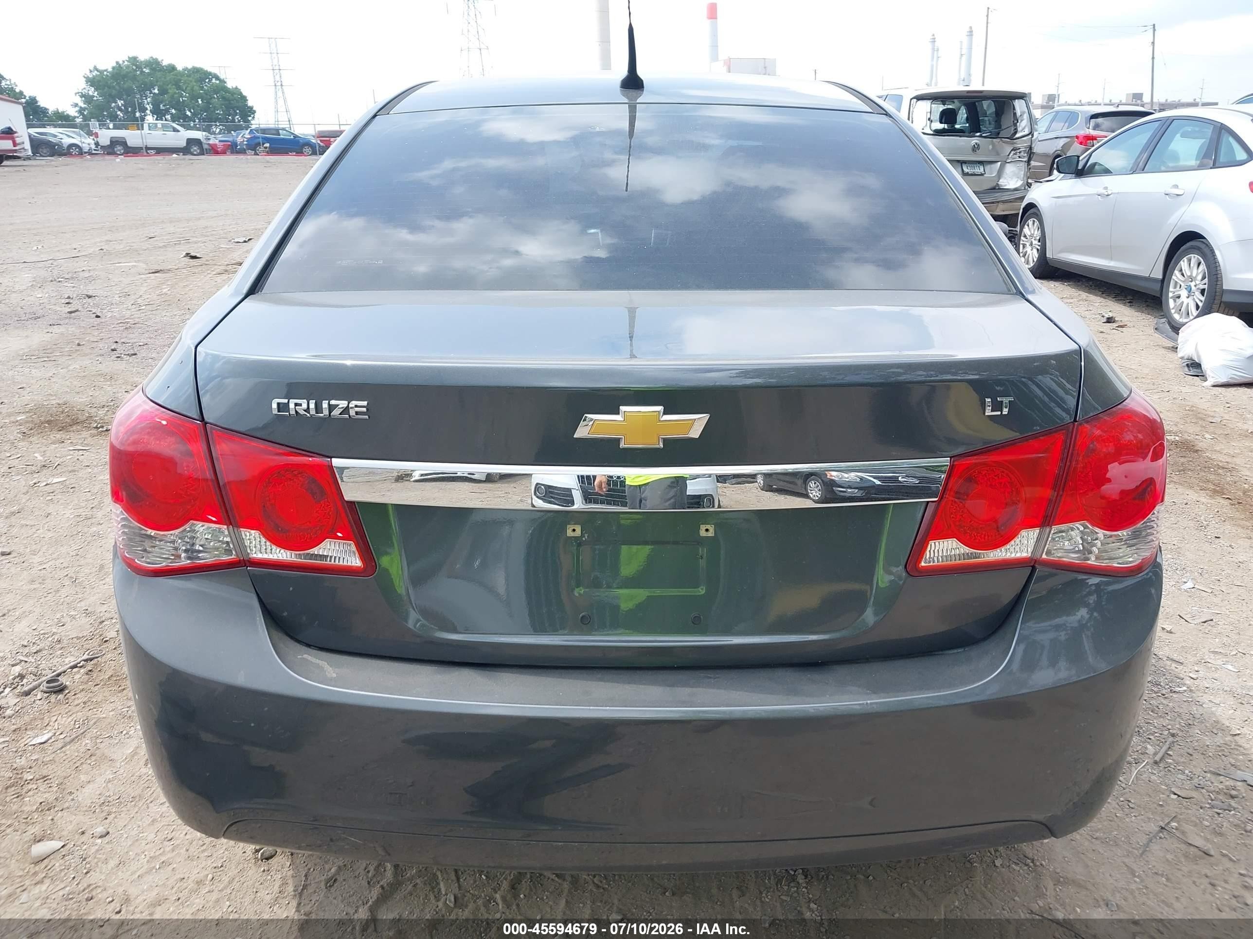 2013 Chevrolet Cruze 2lt Auto Gray vin: 1G1PE5SB8D7180135
