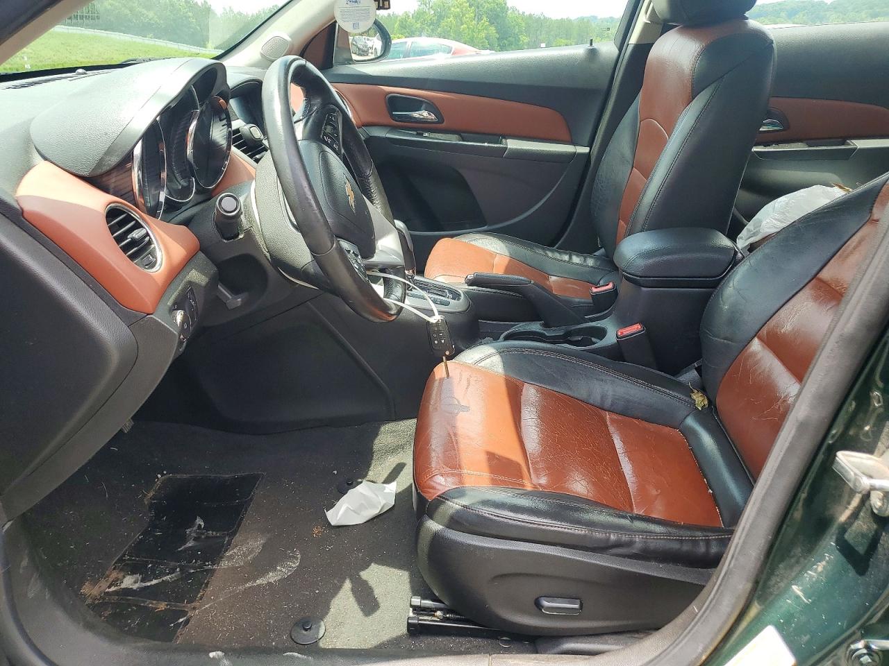 2014 Chevrolet Cruze Lt Green vin: 1G1PE5SB8E7127386