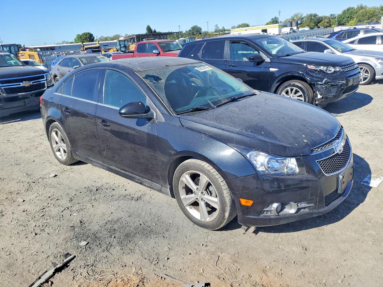 2014 Chevrolet Cruze Lt Gray vin: 1G1PE5SB8E7165815