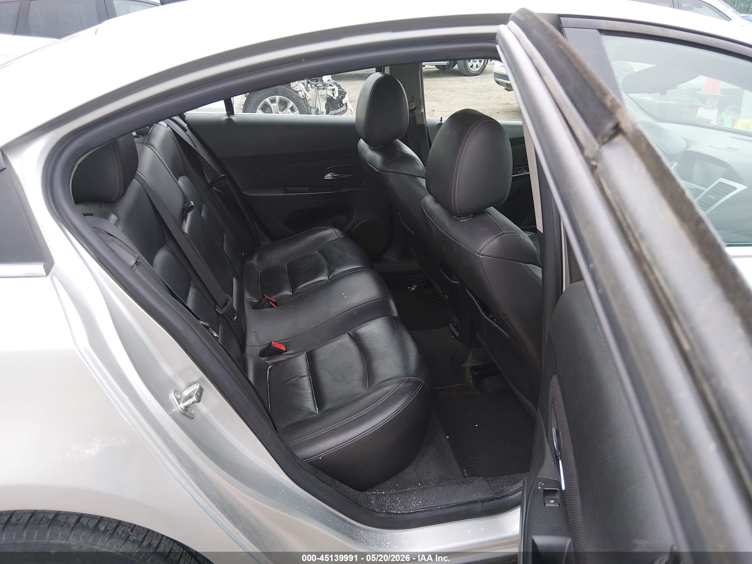 2014 Chevrolet Cruze 2lt Auto Silver vin: 1G1PE5SB8E7309699