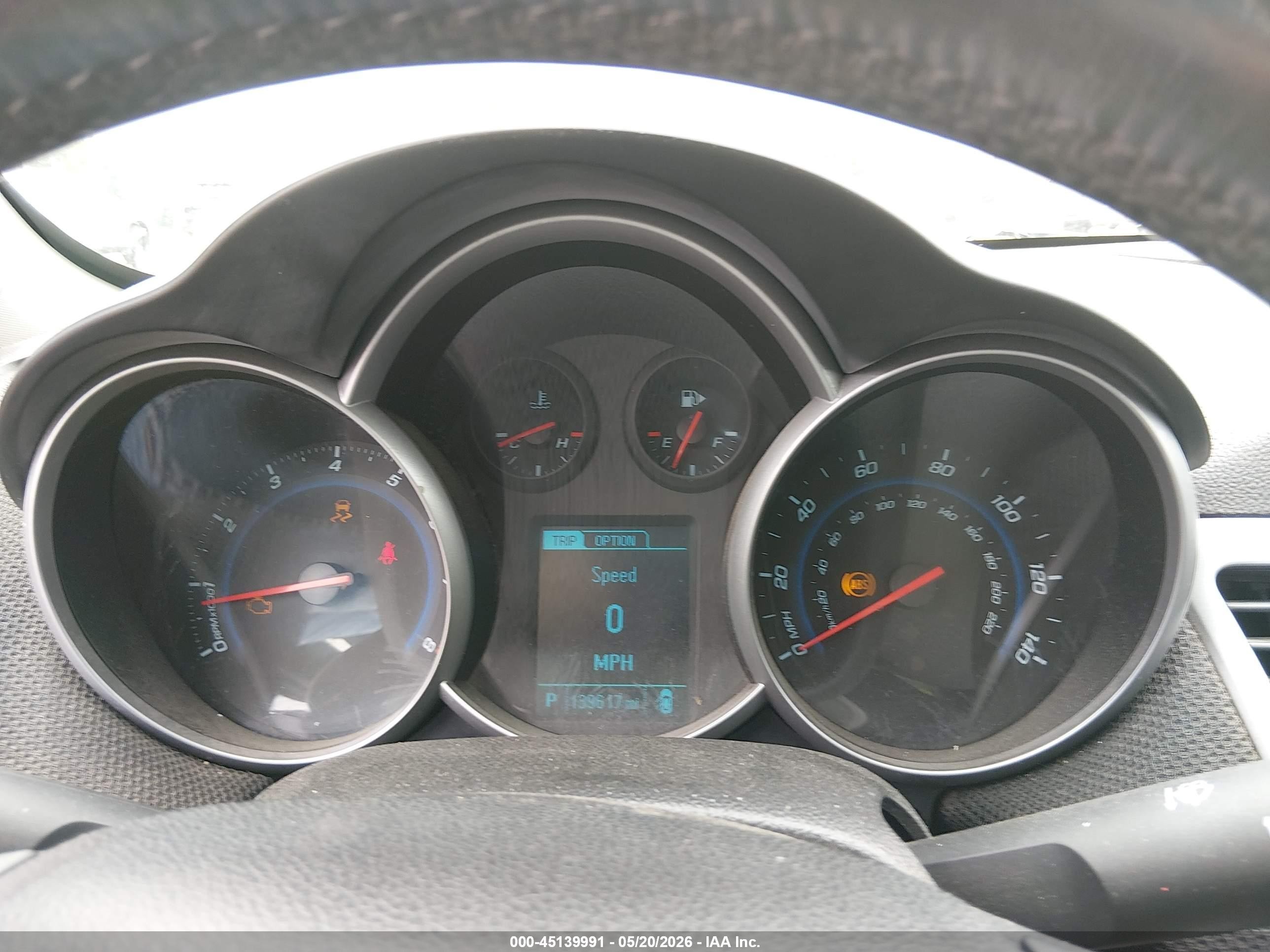 2014 Chevrolet Cruze 2lt Auto Silver vin: 1G1PE5SB8E7309699