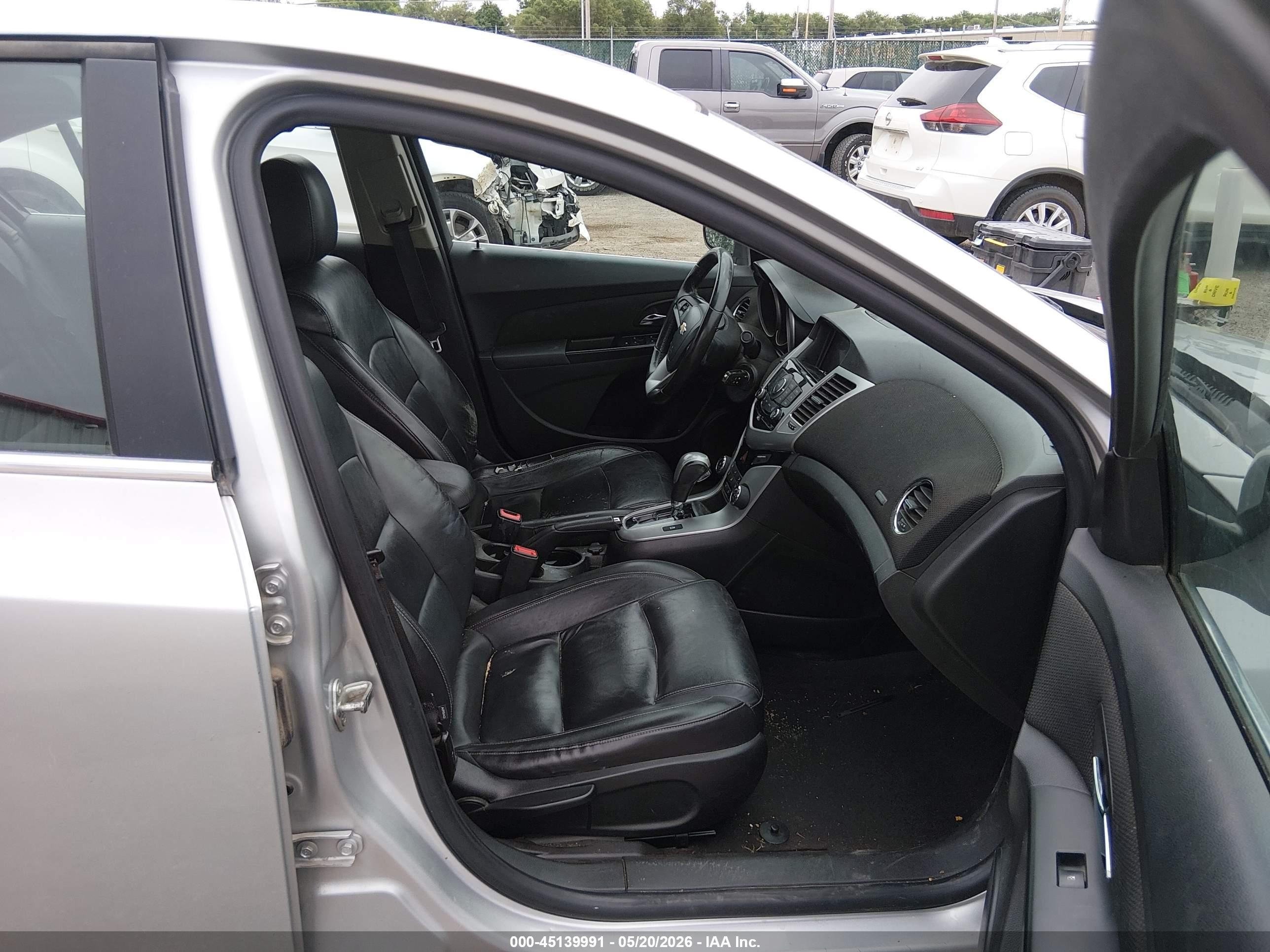 2014 Chevrolet Cruze 2lt Auto Silver vin: 1G1PE5SB8E7309699