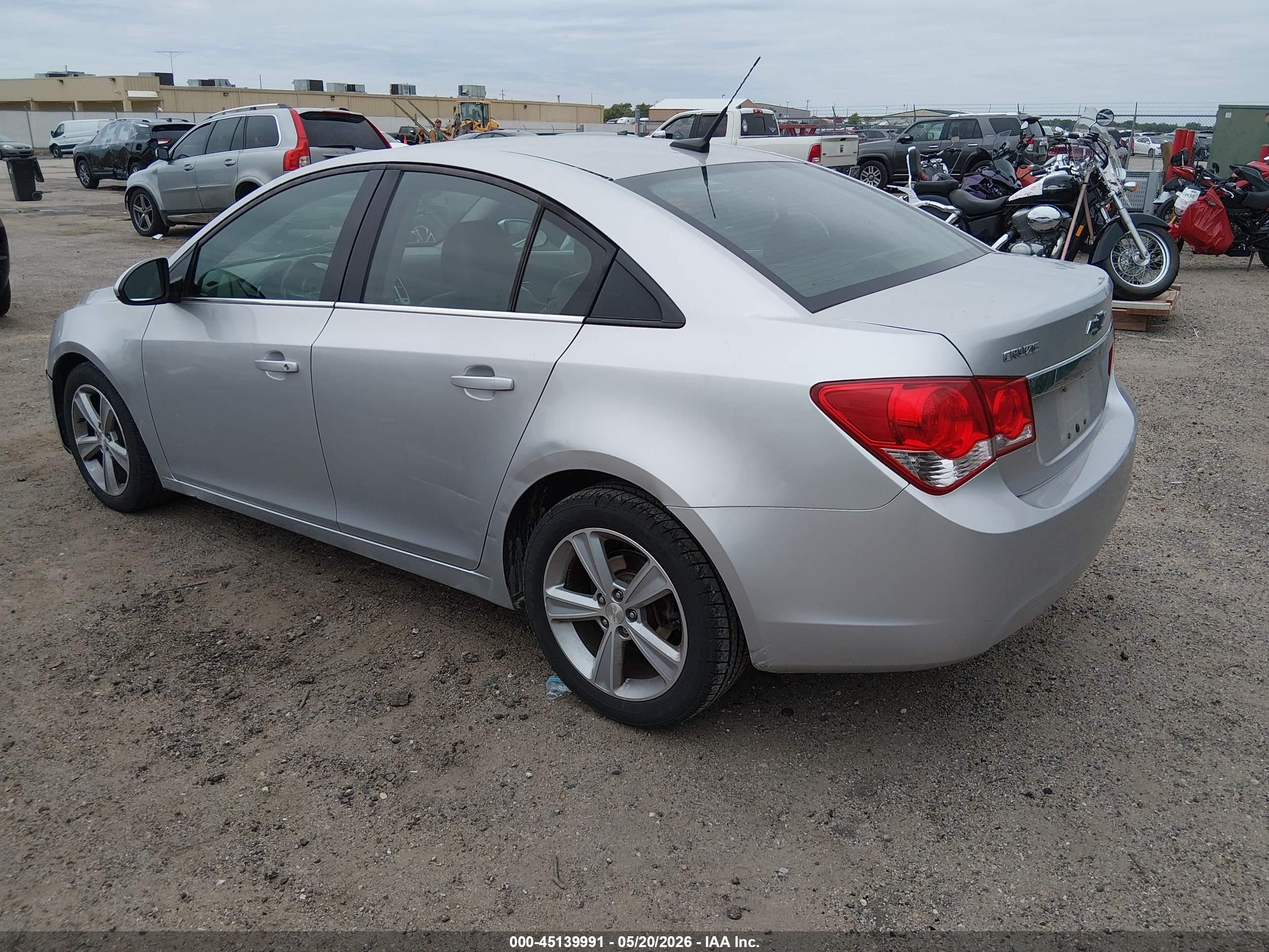 2014 Chevrolet Cruze 2lt Auto Silver vin: 1G1PE5SB8E7309699