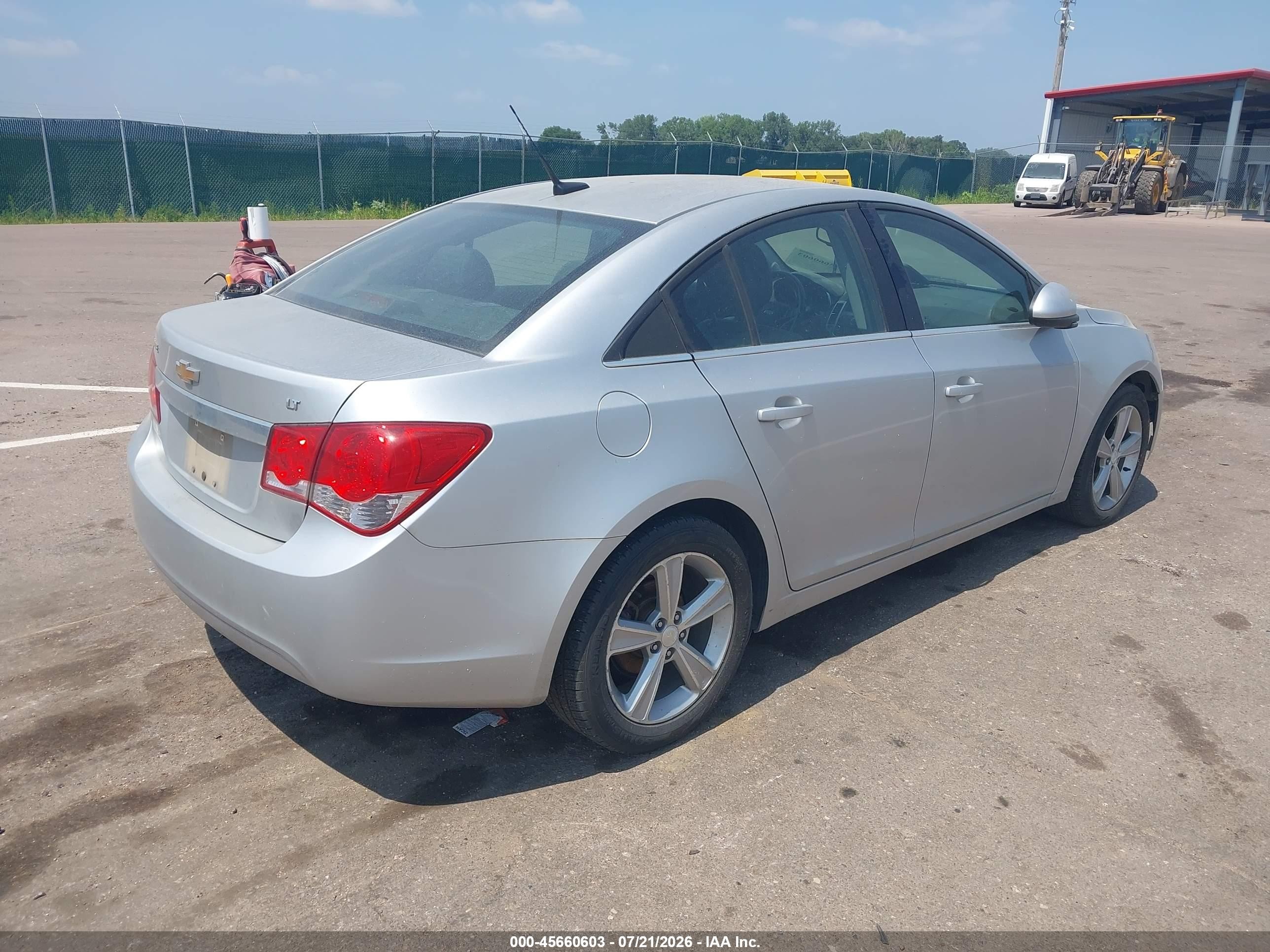 2014 Chevrolet Cruze 2lt Auto Серебряный vin: 1G1PE5SB8E7364637