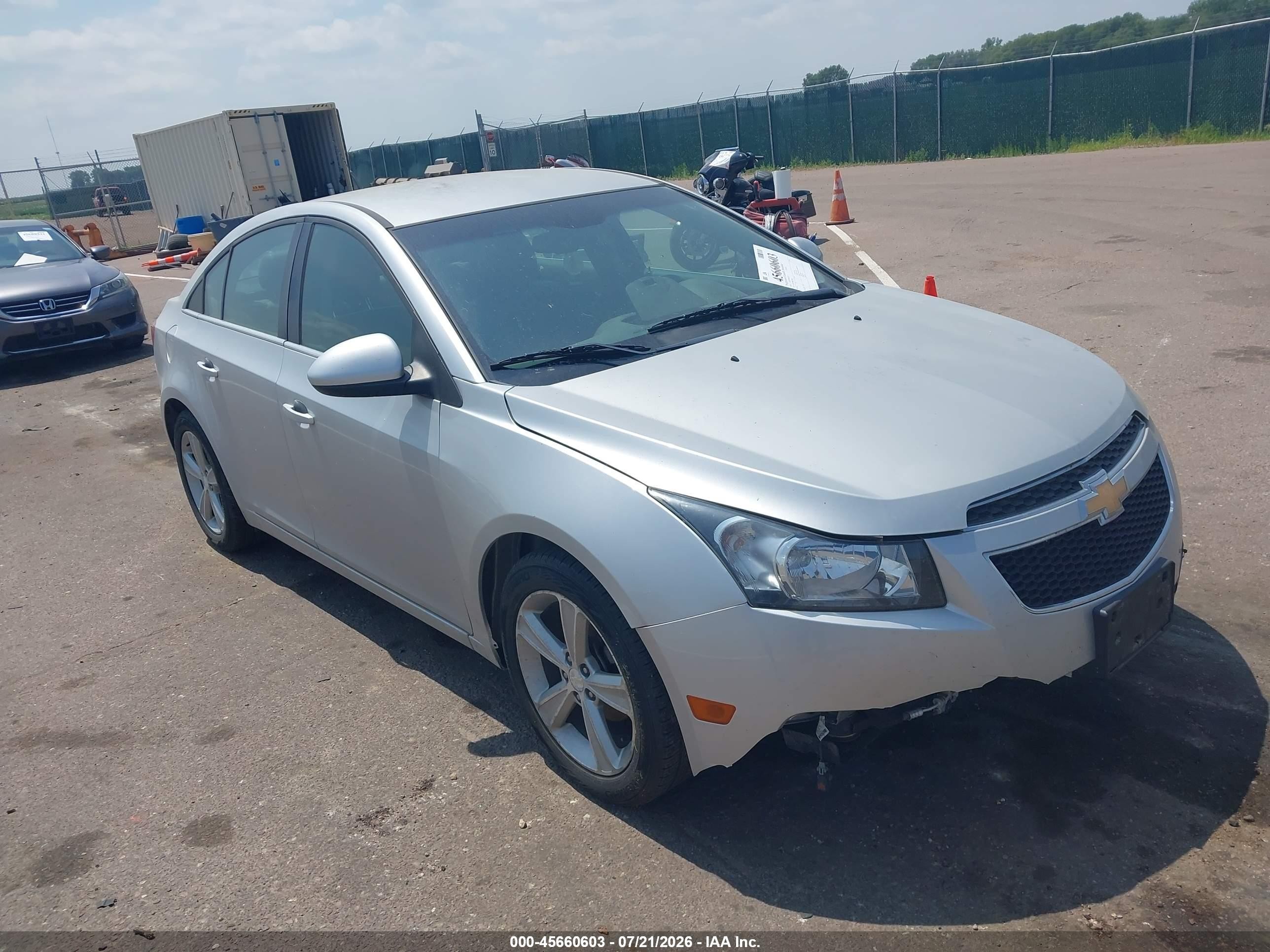 2014 Chevrolet Cruze 2lt Auto Серебряный vin: 1G1PE5SB8E7364637