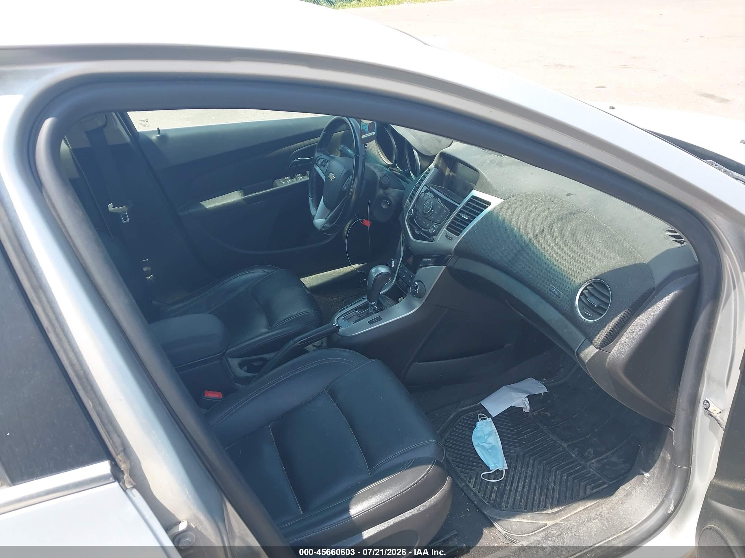 2014 Chevrolet Cruze 2lt Auto Серебряный vin: 1G1PE5SB8E7364637
