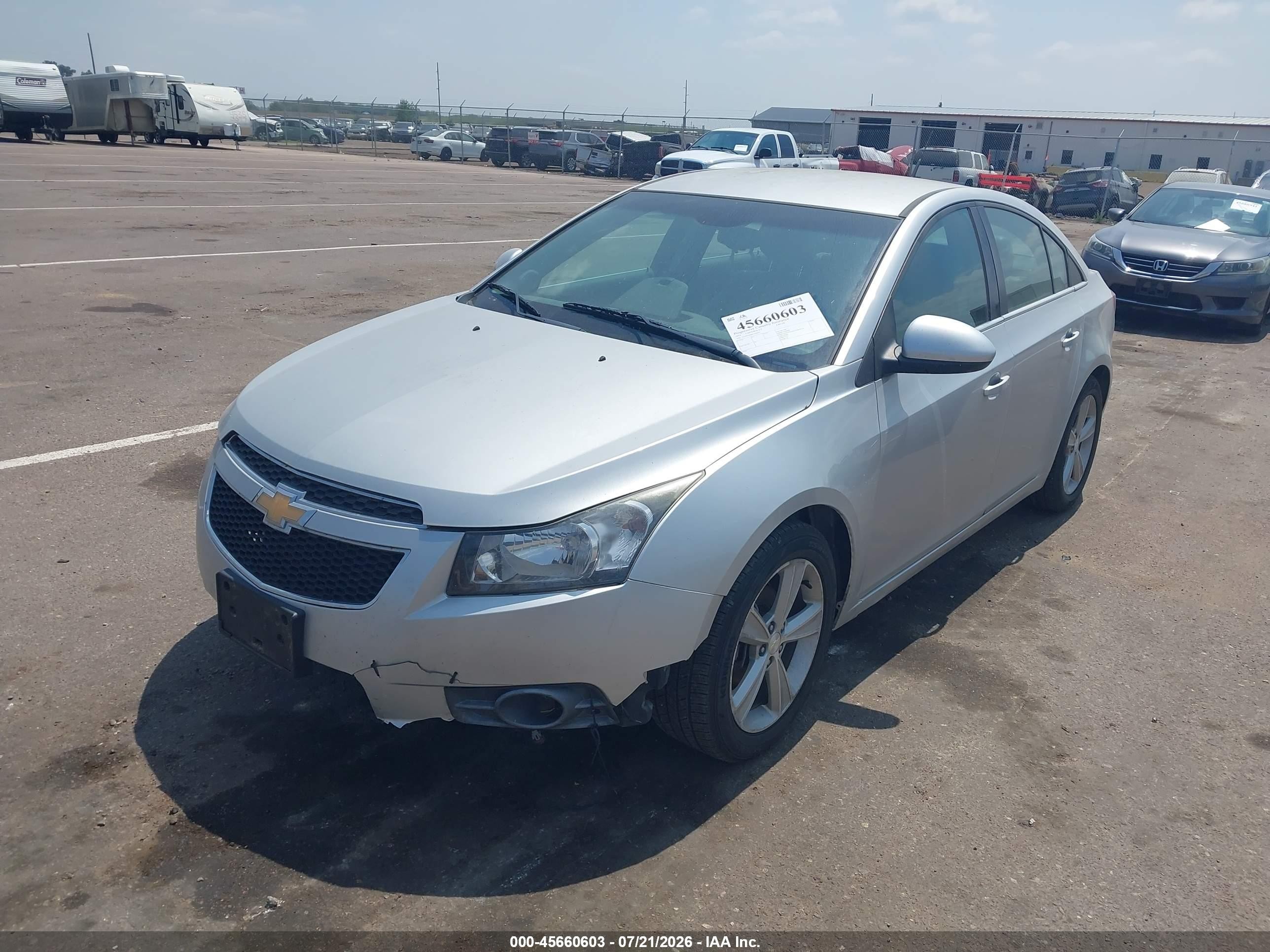 2014 Chevrolet Cruze 2lt Auto Серебряный vin: 1G1PE5SB8E7364637