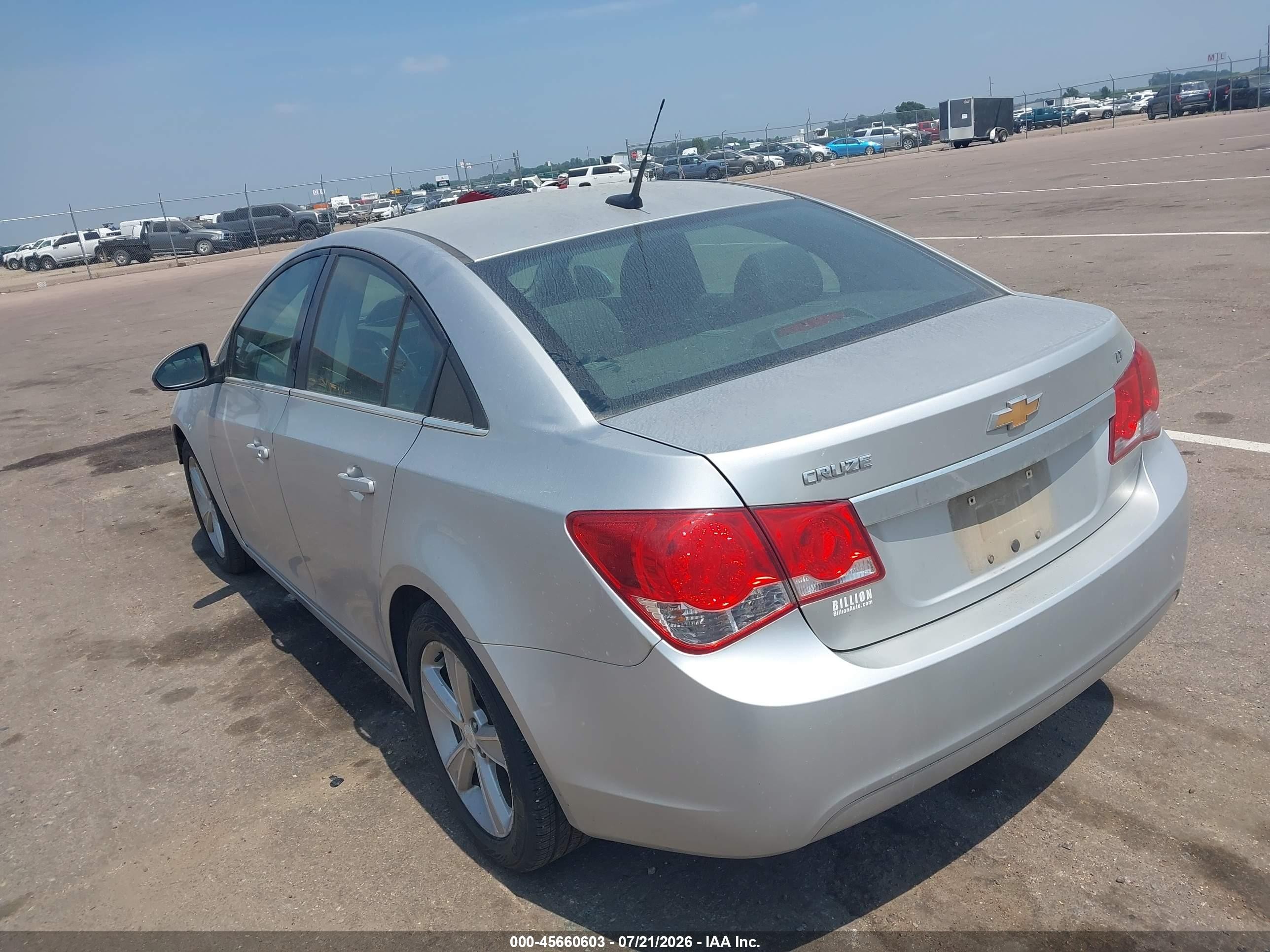 2014 Chevrolet Cruze 2lt Auto Серебряный vin: 1G1PE5SB8E7364637