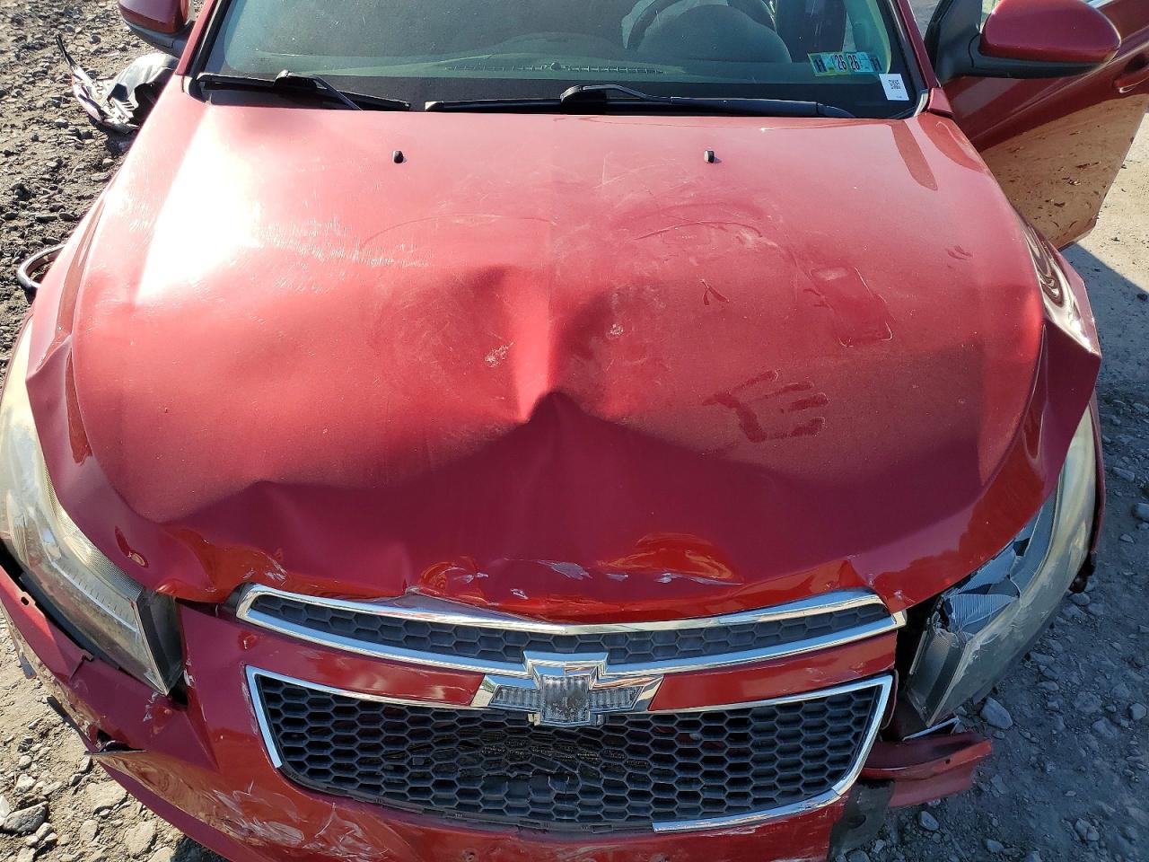 2014 Chevrolet Cruze Lt Red vin: 1G1PE5SB8E7380790