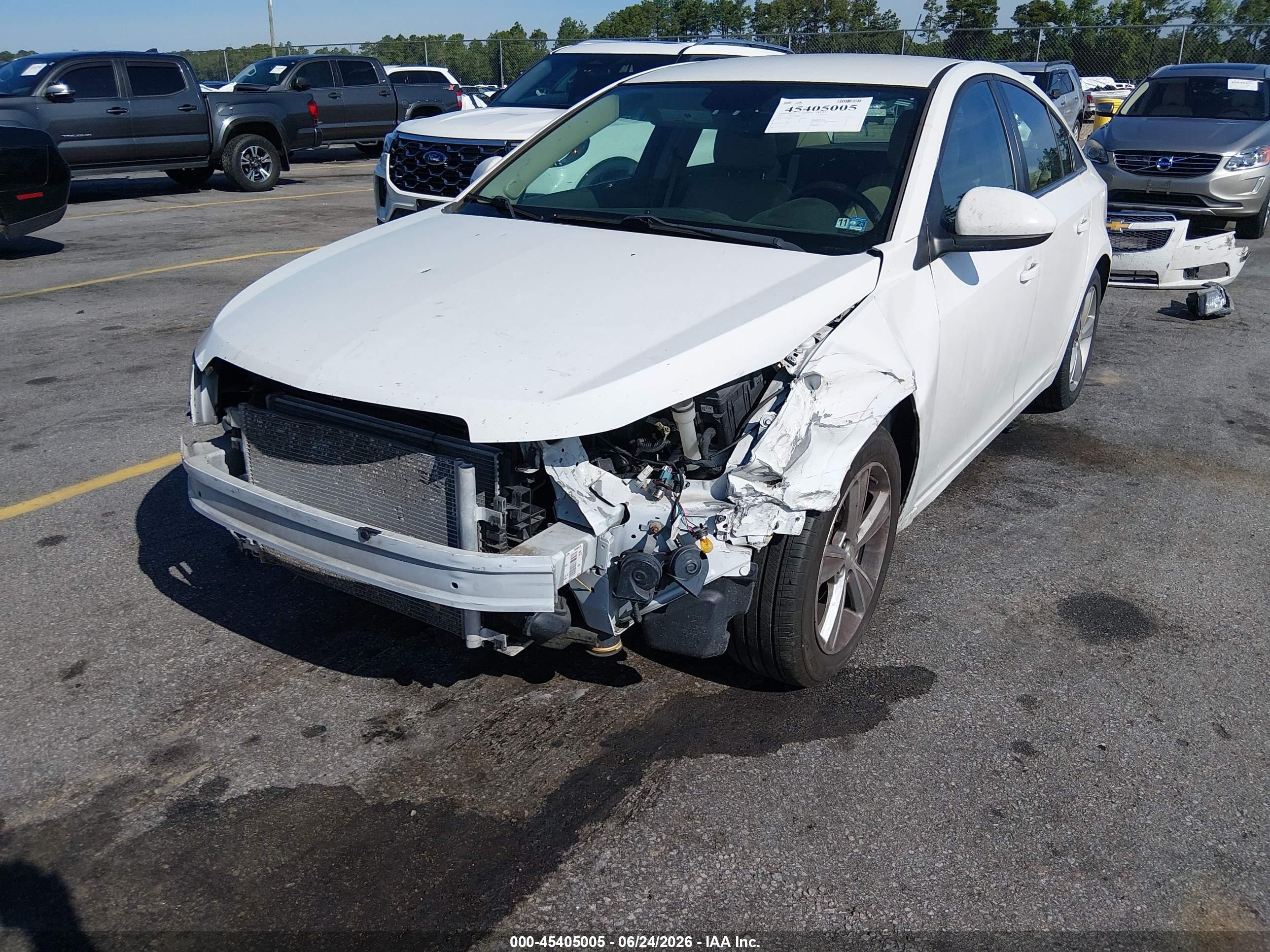 2014 Chevrolet Cruze 2lt Auto White vin: 1G1PE5SB8E7389599