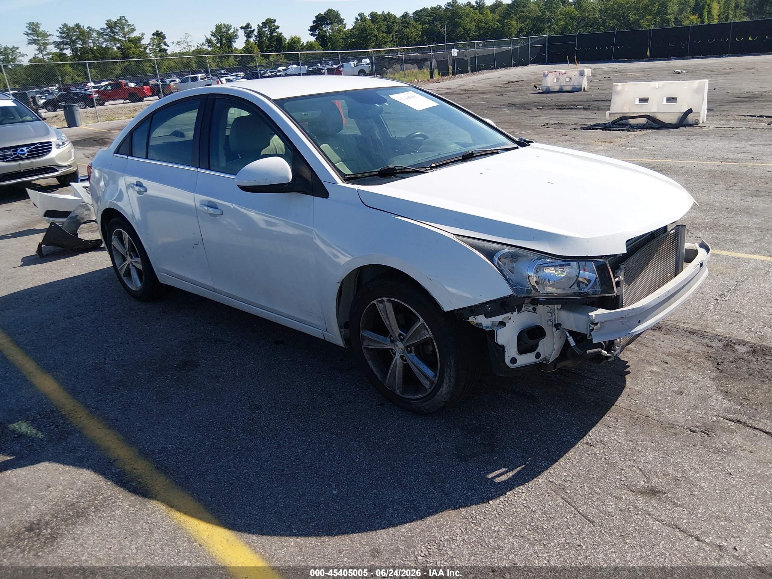 2014 Chevrolet Cruze 2lt Auto White vin: 1G1PE5SB8E7389599