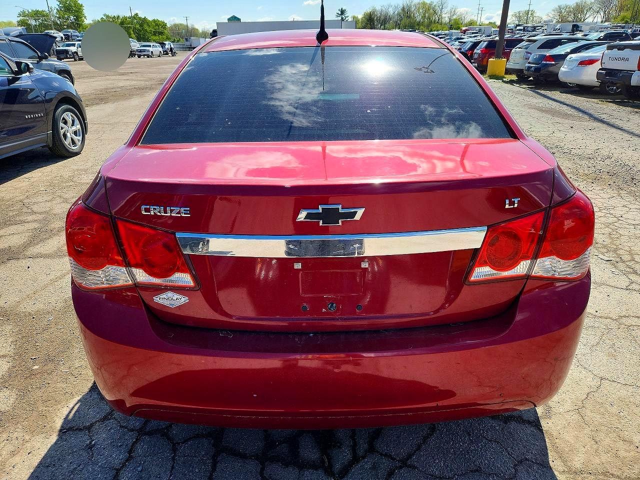 2014 Chevrolet Cruze Lt Red vin: 1G1PE5SB8E7407034