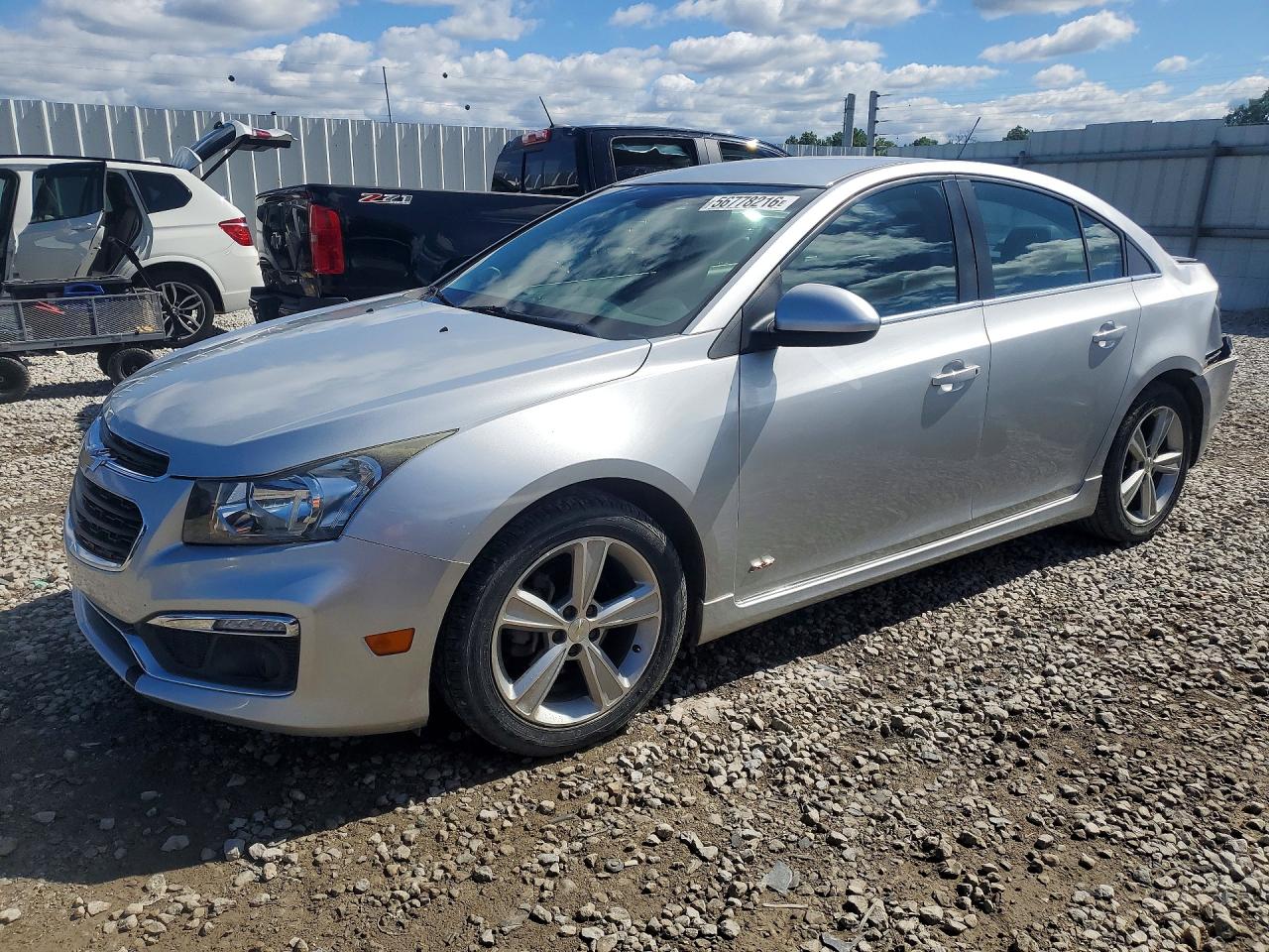 2015 Chevrolet Cruze Lt Silver vin: 1G1PE5SB8F7114672
