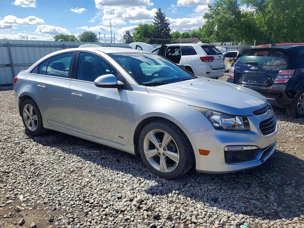 2015 Chevrolet Cruze Lt Silver vin: 1G1PE5SB8F7114672