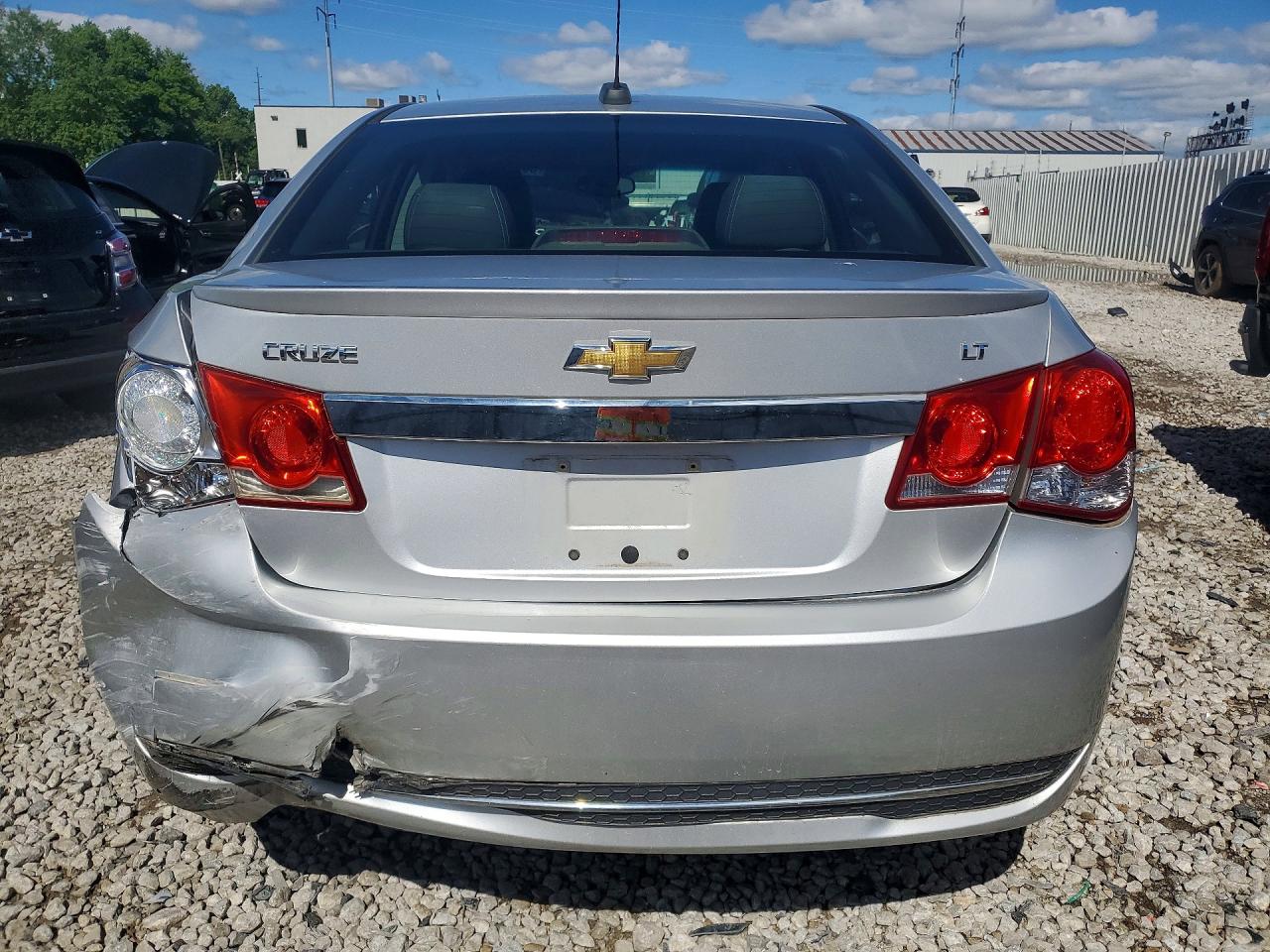2015 Chevrolet Cruze Lt Silver vin: 1G1PE5SB8F7114672