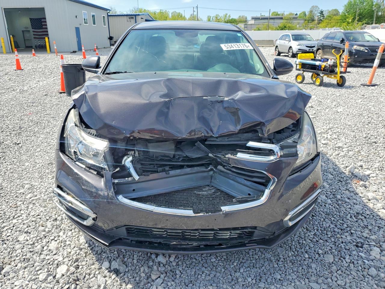 2015 Chevrolet Cruze Lt Gray vin: 1G1PE5SB8F7156632