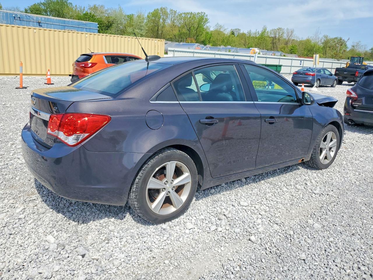 2015 Chevrolet Cruze Lt Gray vin: 1G1PE5SB8F7156632