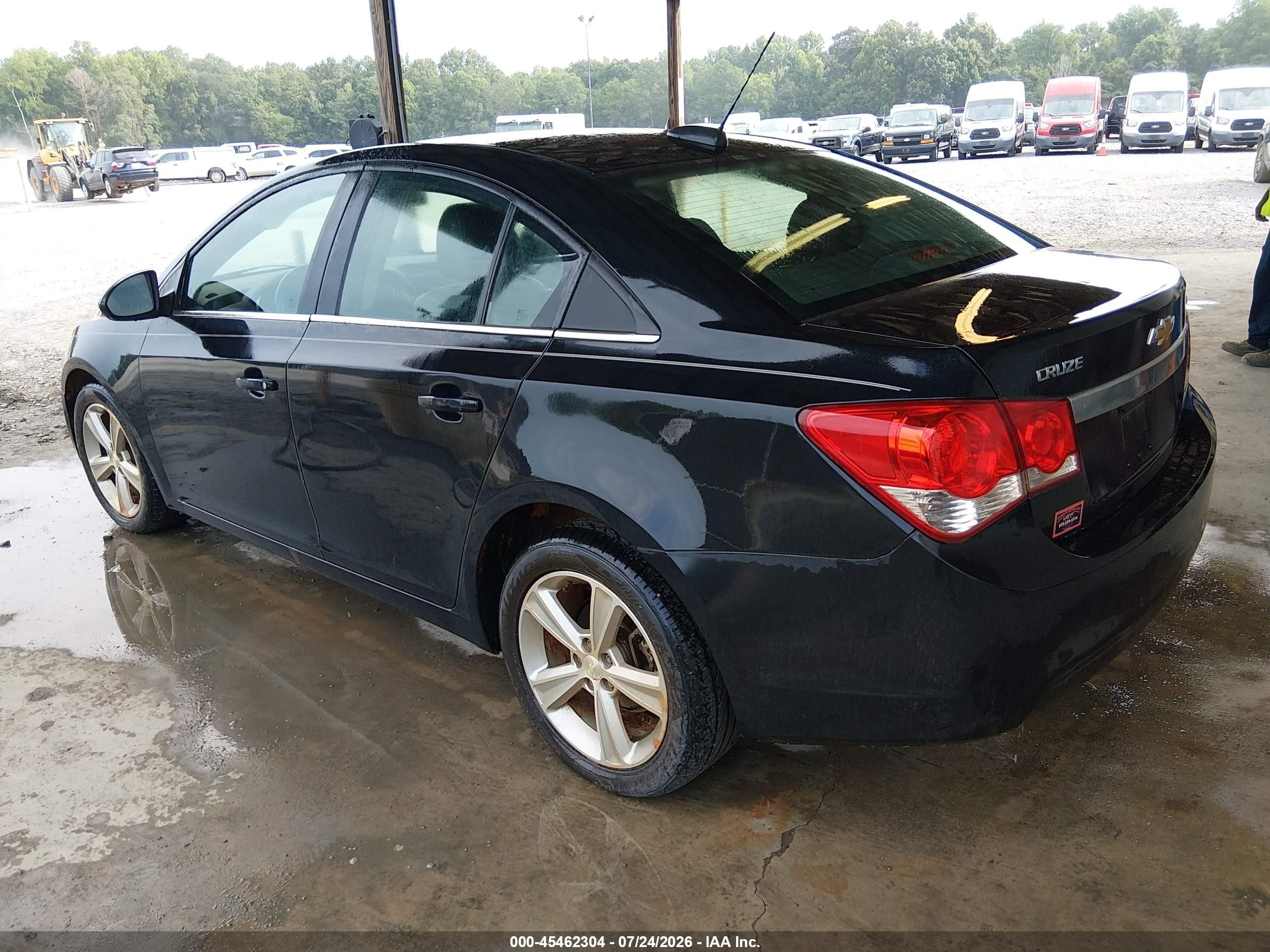 2015 Chevrolet Cruze 2lt Auto Черный vin: 1G1PE5SB8F7181322