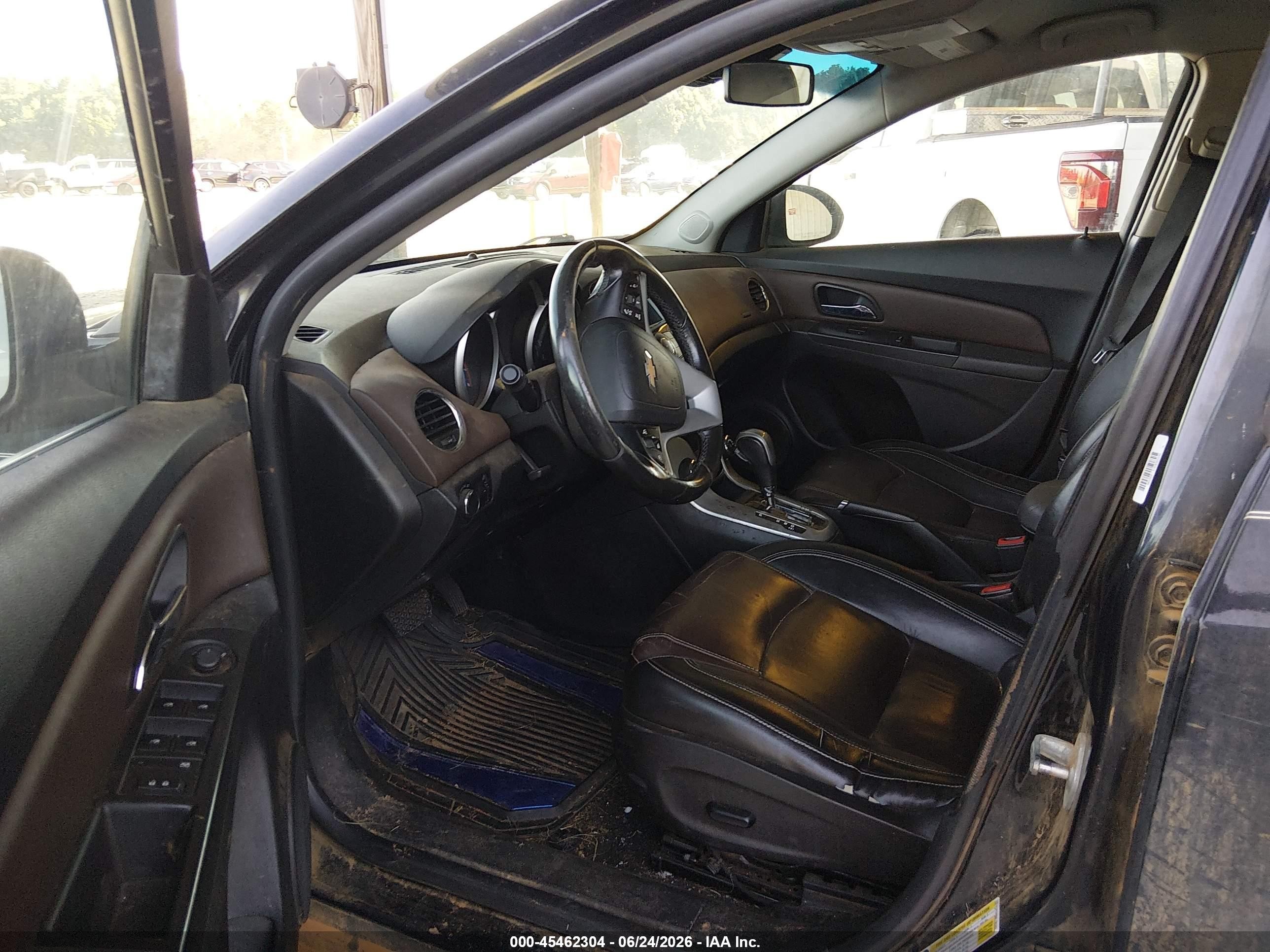2015 Chevrolet Cruze 2lt Auto Черный vin: 1G1PE5SB8F7181322