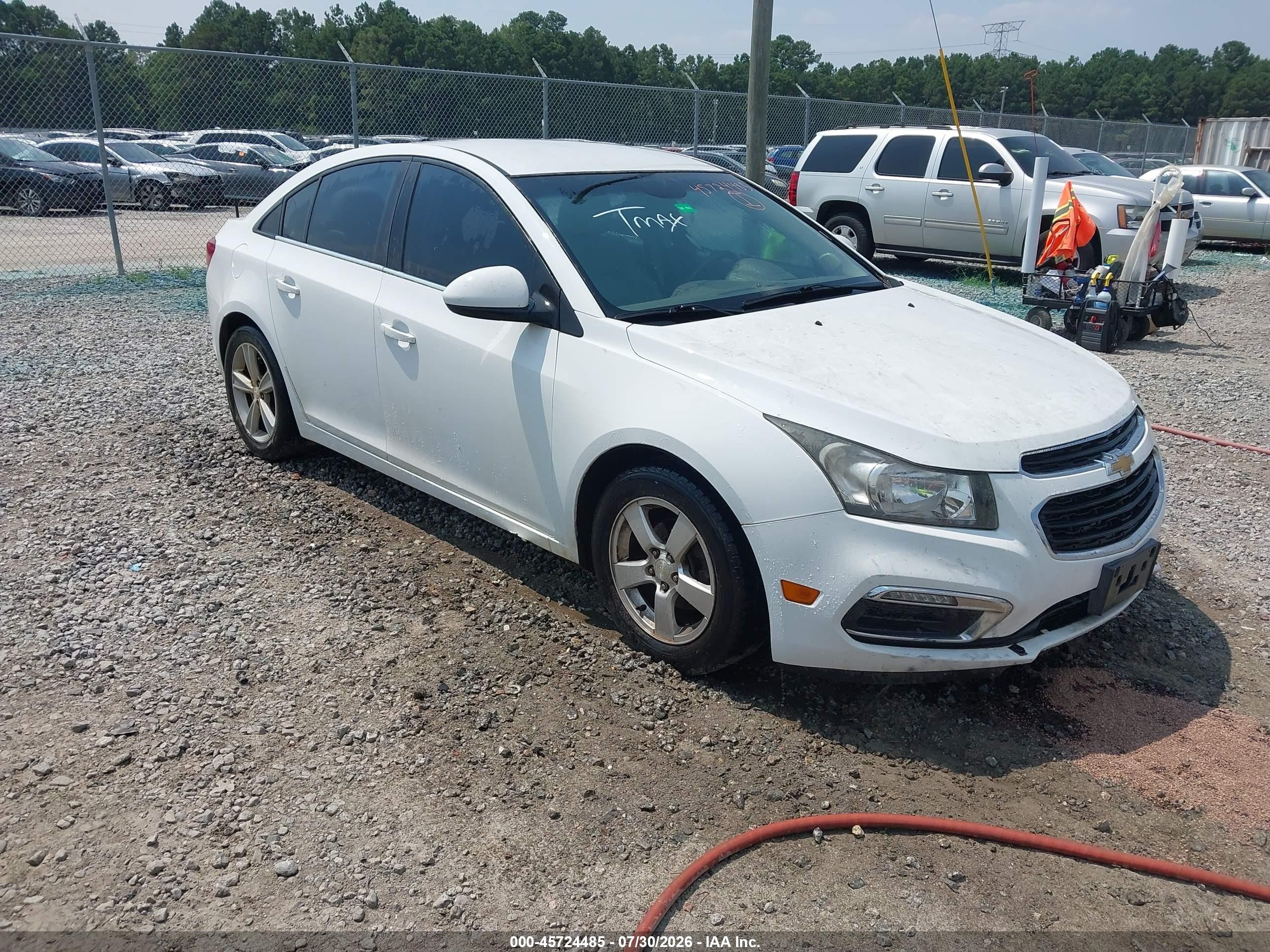 2015 Chevrolet Cruze 2lt Auto Белый vin: 1G1PE5SB8F7198475
