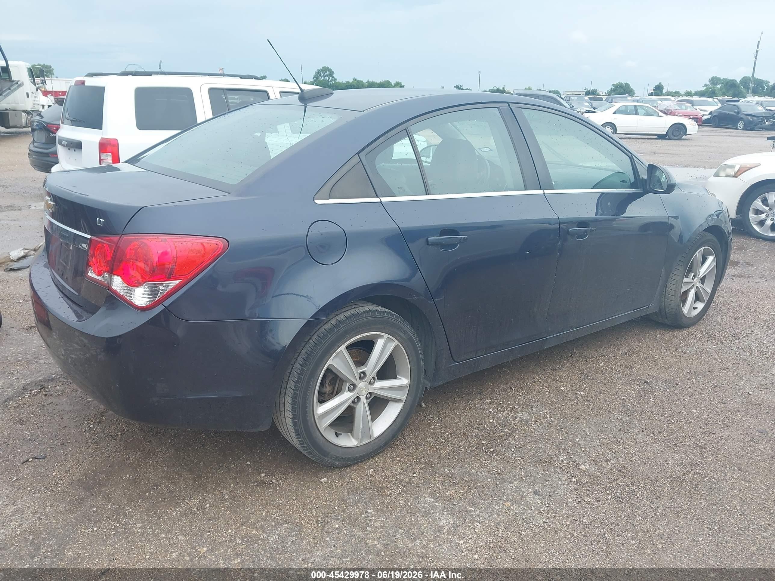 2015 Chevrolet Cruze 2lt Auto Blue vin: 1G1PE5SB8F7199349