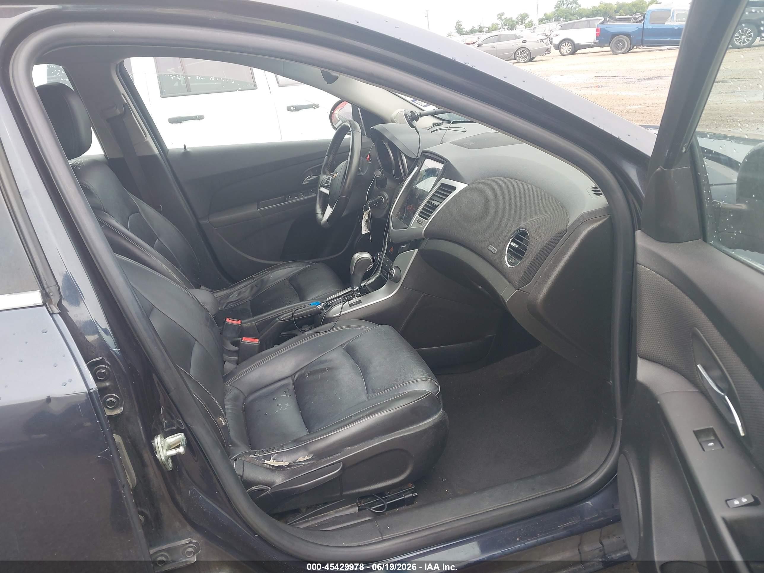 2015 Chevrolet Cruze 2lt Auto Blue vin: 1G1PE5SB8F7199349