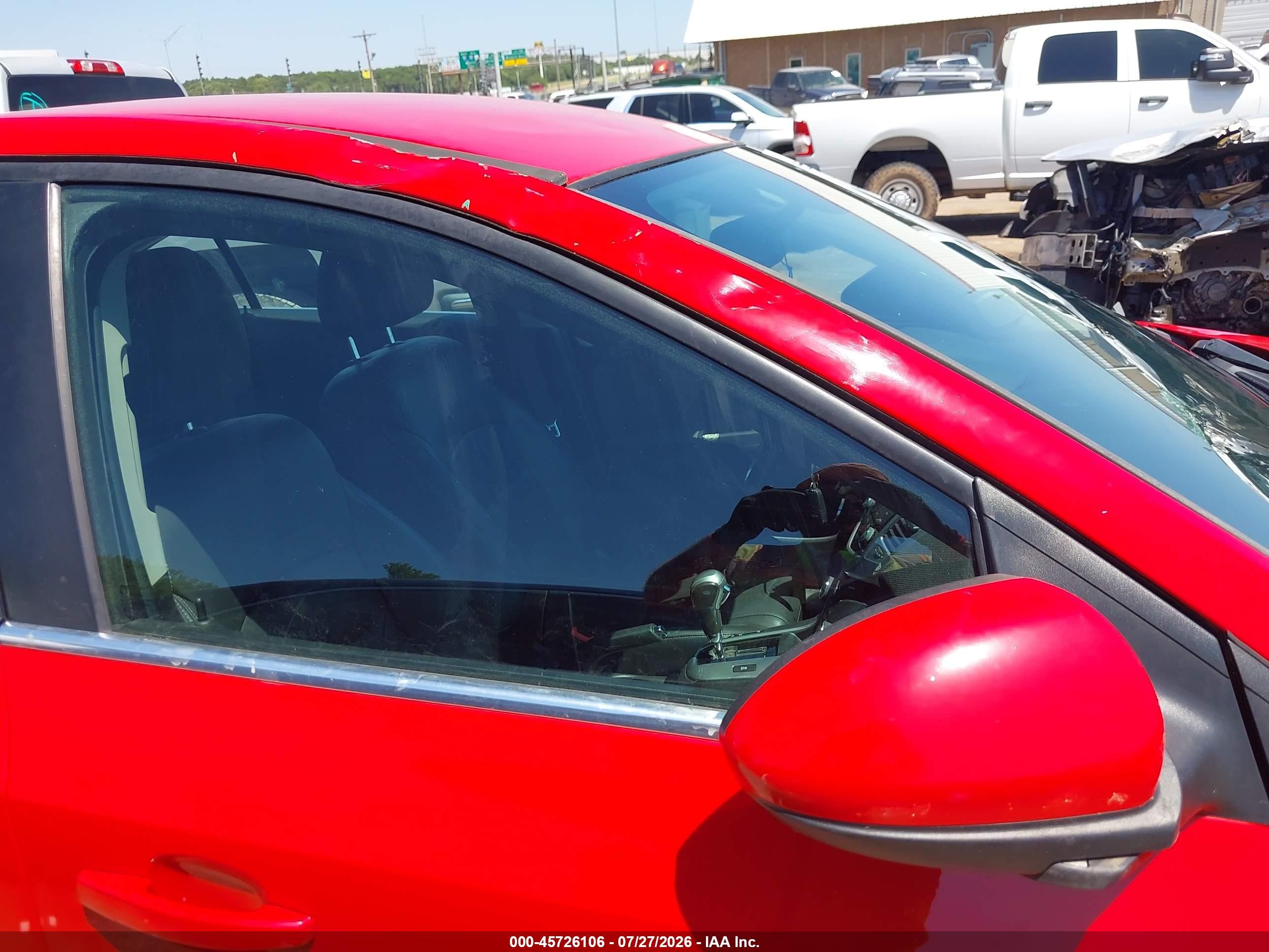 2015 Chevrolet Cruze 2lt Auto Red vin: 1G1PE5SB8F7200290