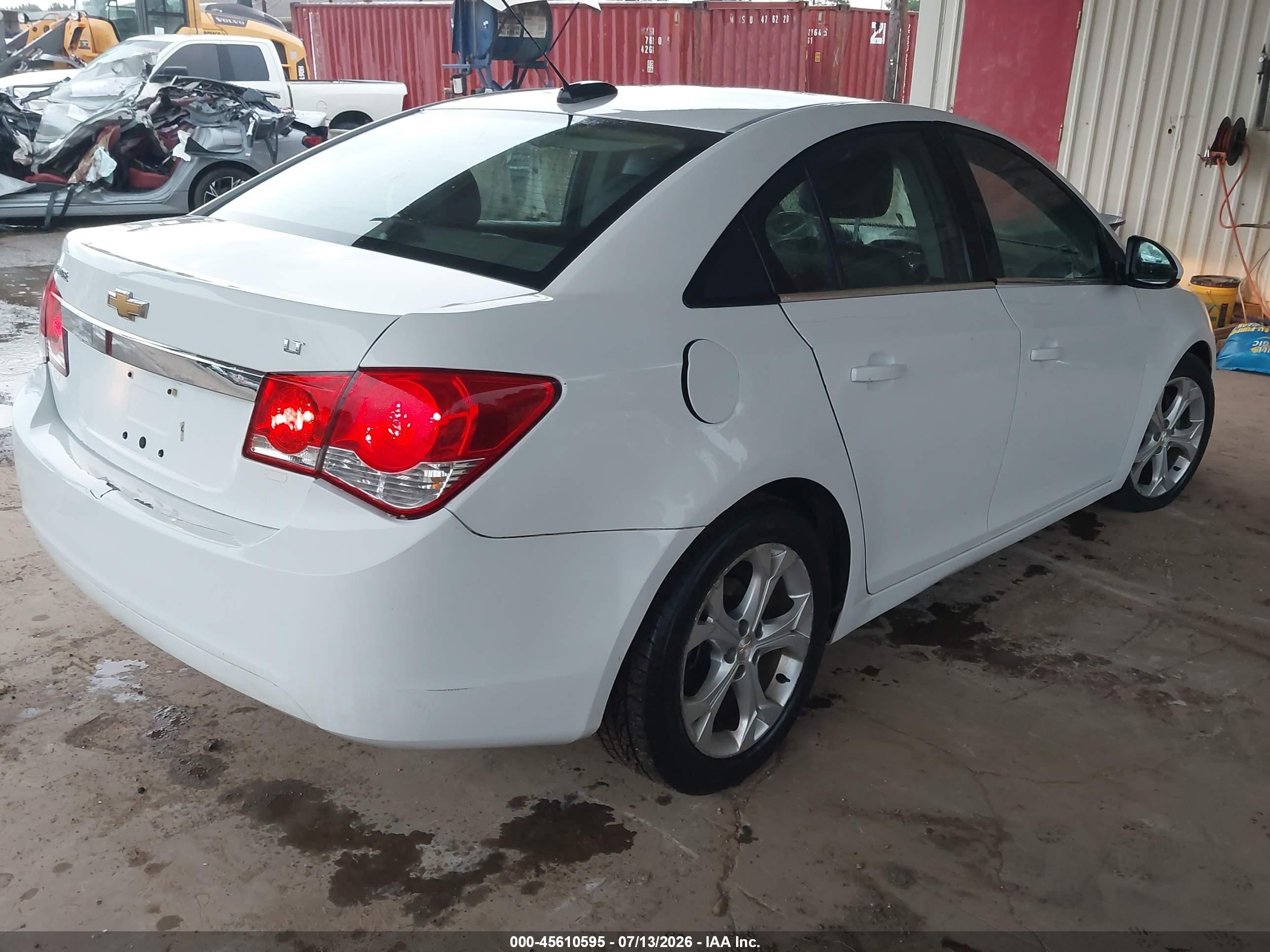 2015 Chevrolet Cruze 2lt Auto White vin: 1G1PE5SB8F7203416