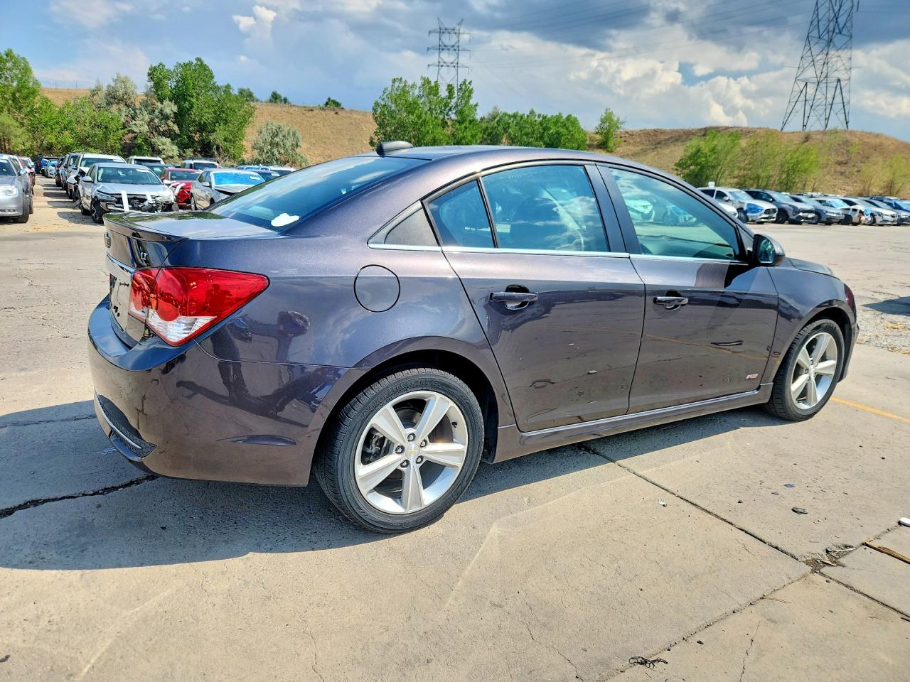 2015 Chevrolet Cruze Lt Charcoal vin: 1G1PE5SB8F7260862