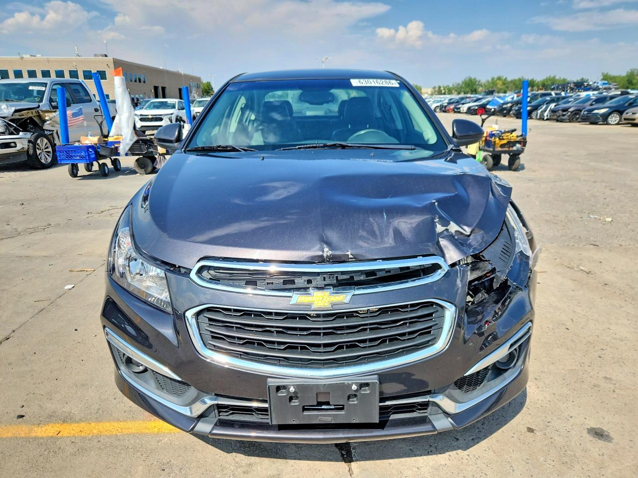 2015 Chevrolet Cruze Lt Charcoal vin: 1G1PE5SB8F7260862