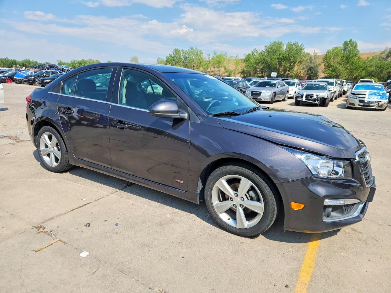 2015 Chevrolet Cruze Lt Charcoal vin: 1G1PE5SB8F7260862
