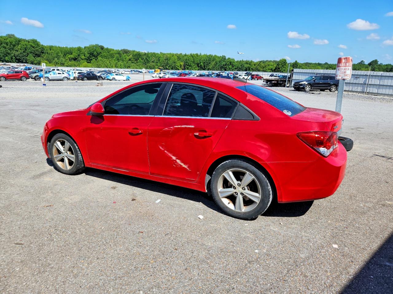 2015 Chevrolet Cruze Lt Red vin: 1G1PE5SB8F7284899