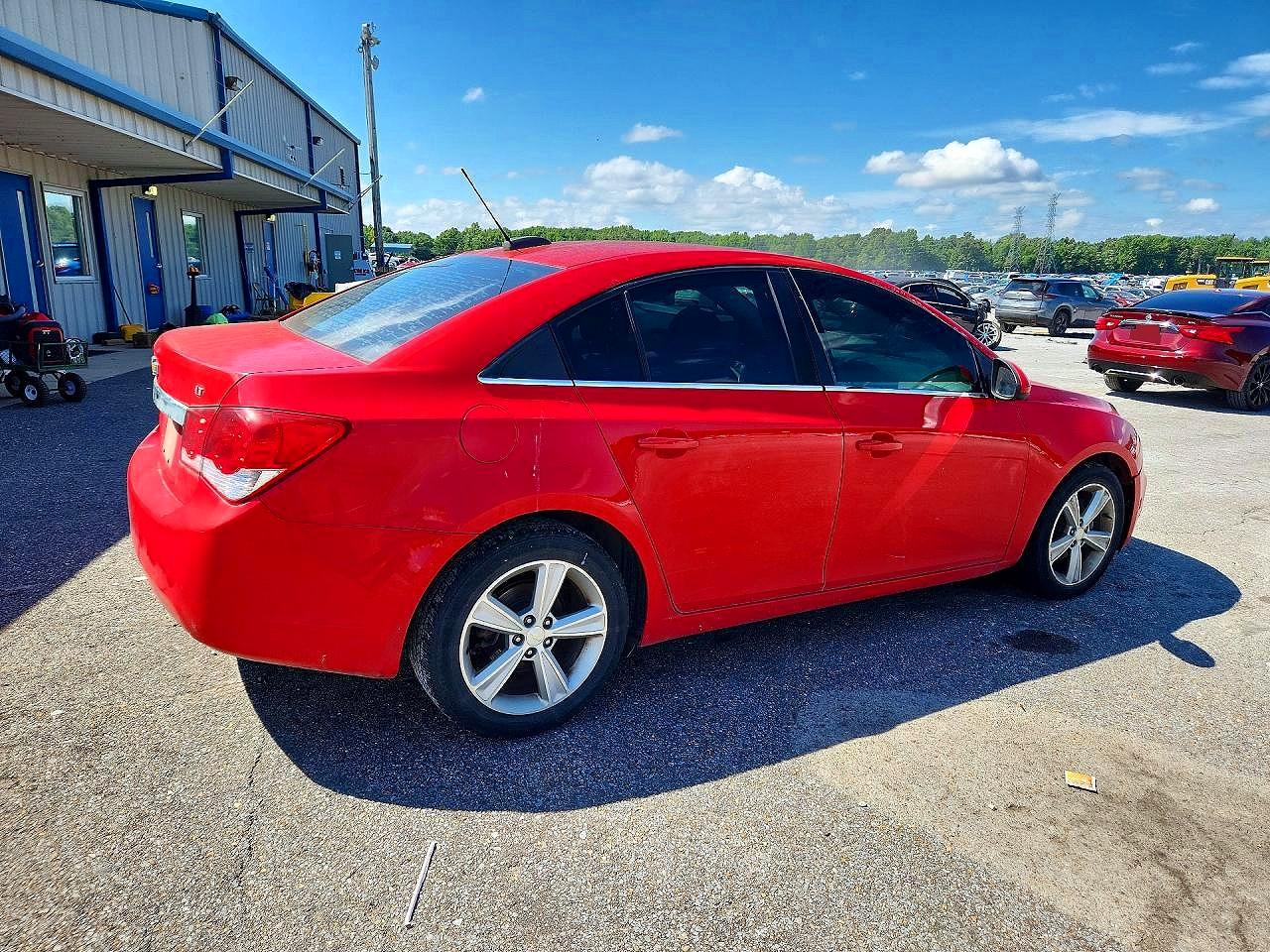 2015 Chevrolet Cruze Lt Red vin: 1G1PE5SB8F7284899