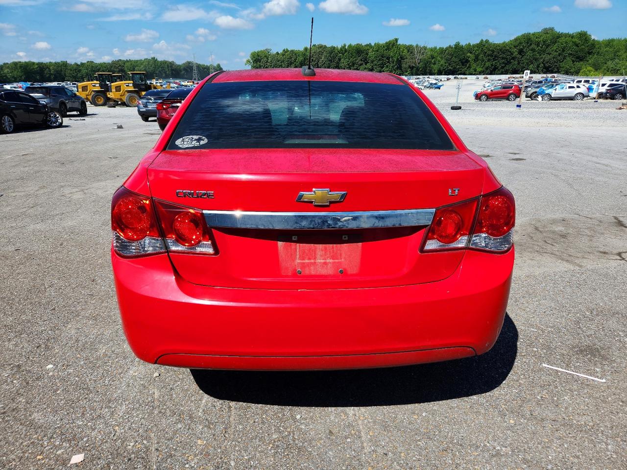 2015 Chevrolet Cruze Lt Red vin: 1G1PE5SB8F7284899