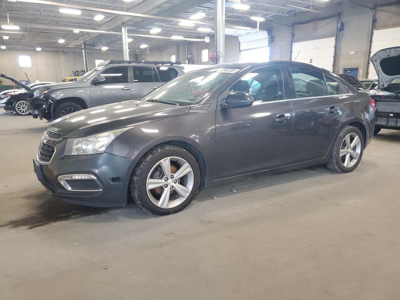 2015 Chevrolet Cruze Lt Gray vin: 1G1PE5SB8F7286149