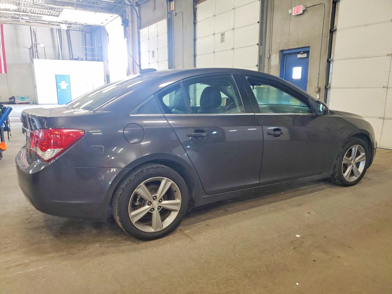 2015 Chevrolet Cruze Lt Gray vin: 1G1PE5SB8F7286149