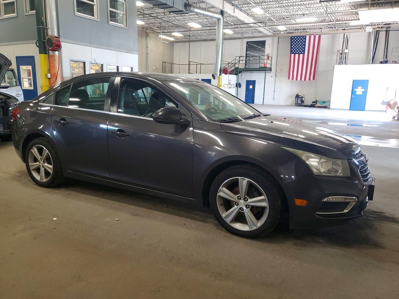 2015 Chevrolet Cruze Lt Gray vin: 1G1PE5SB8F7286149