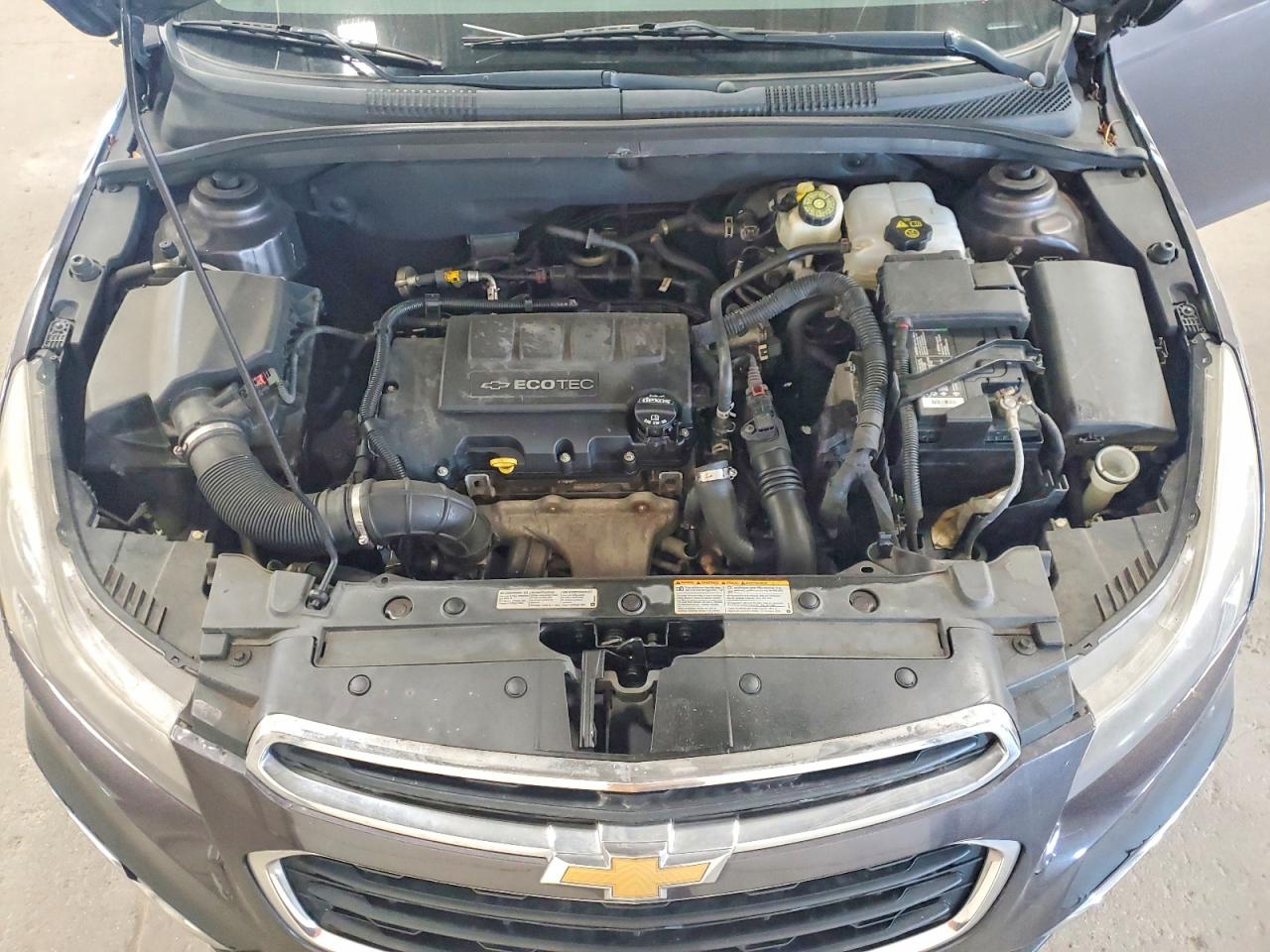 2015 Chevrolet Cruze Lt Gray vin: 1G1PE5SB8F7286149