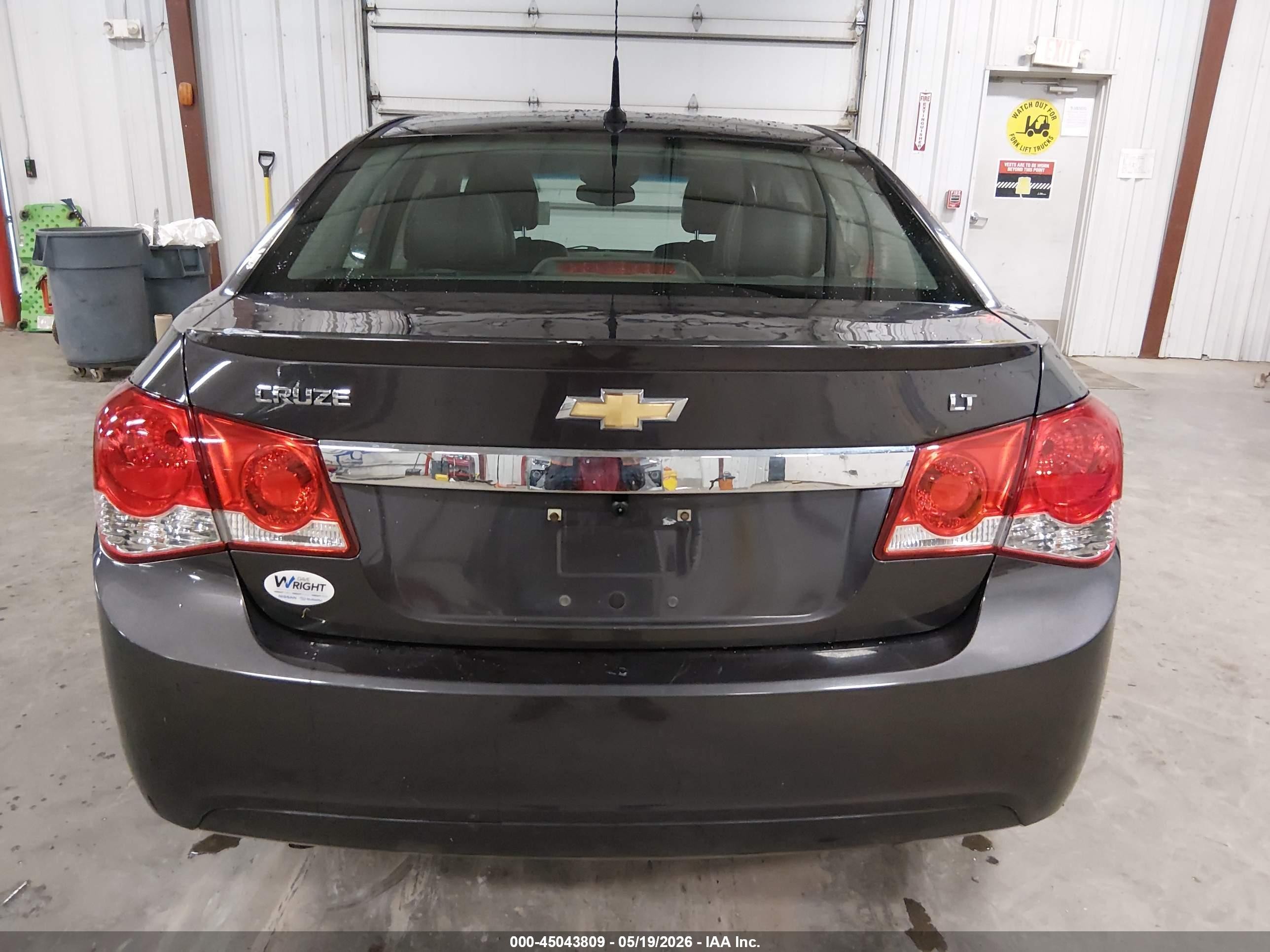 2013 Chevrolet Cruze 2lt Auto Gray vin: 1G1PE5SB9D7311489