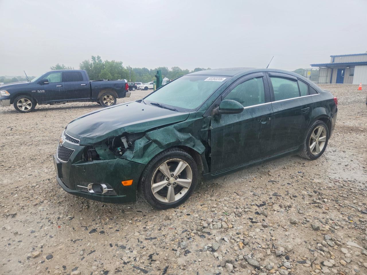 2014 Chevrolet Cruze Lt Green vin: 1G1PE5SB9E7165693