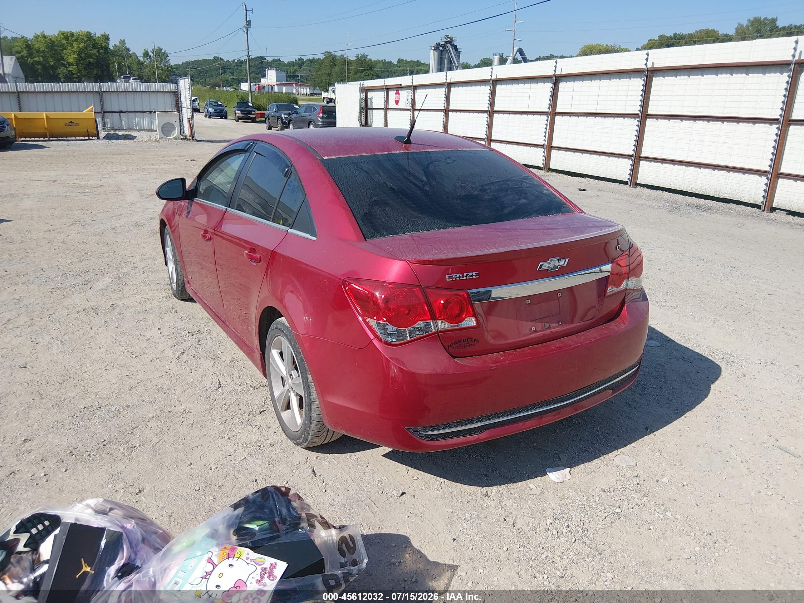 2014 Chevrolet Cruze 2lt Auto Красный vin: 1G1PE5SB9E7199066