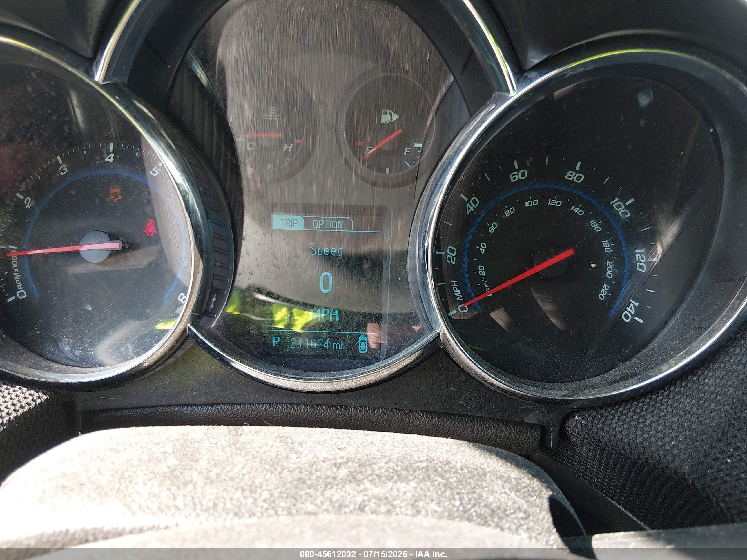 2014 Chevrolet Cruze 2lt Auto Красный vin: 1G1PE5SB9E7199066