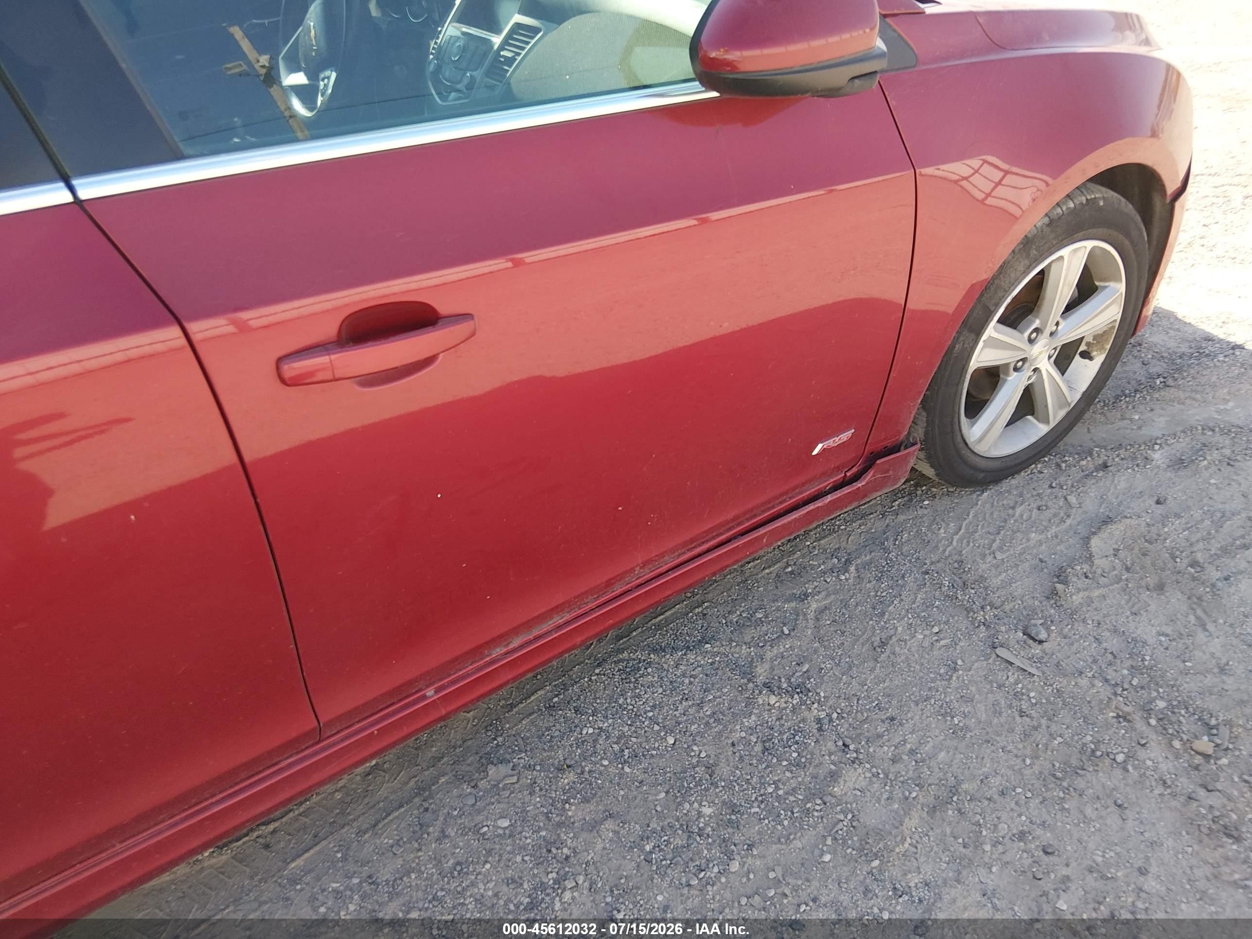 2014 Chevrolet Cruze 2lt Auto Красный vin: 1G1PE5SB9E7199066