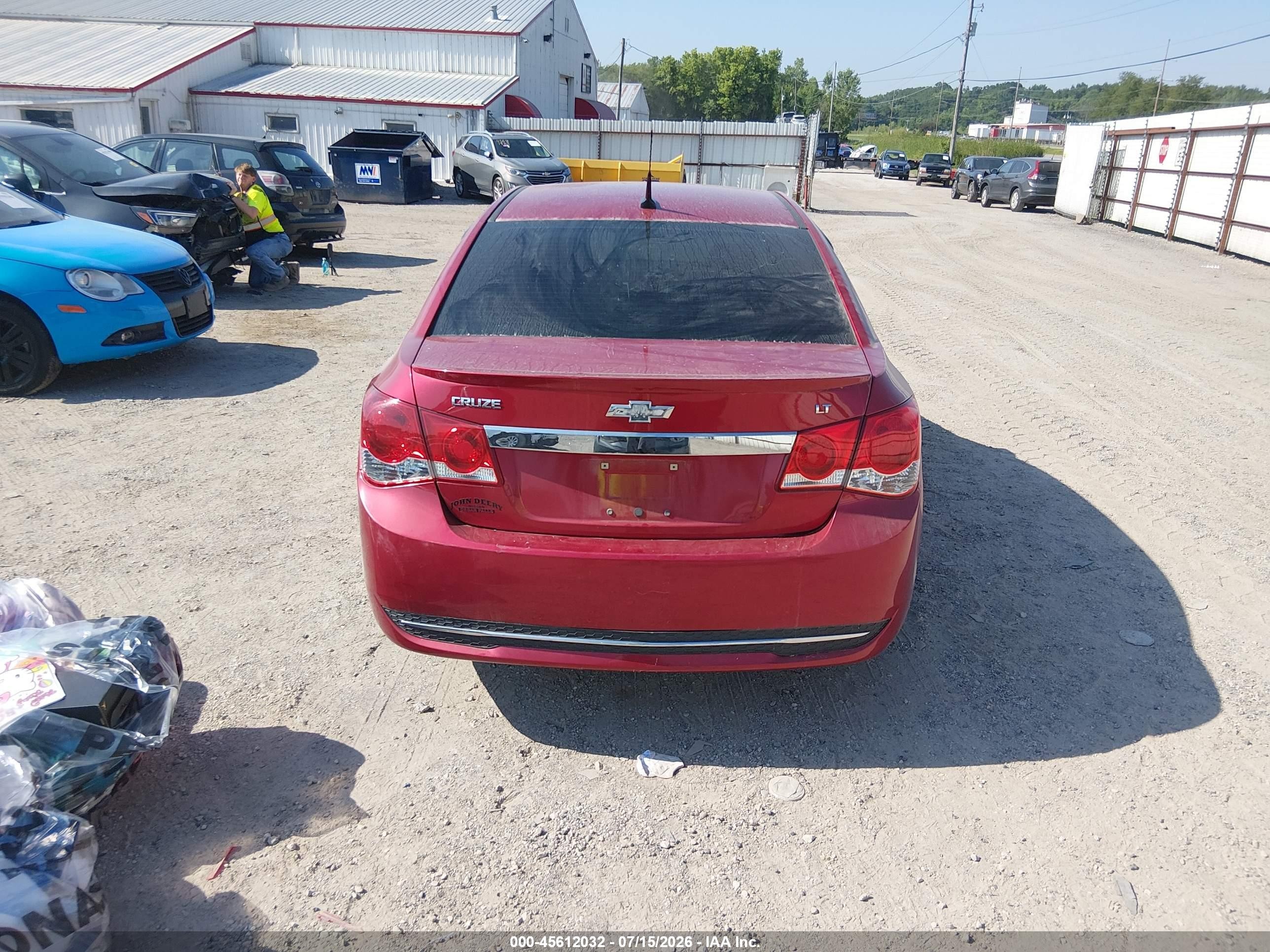 2014 Chevrolet Cruze 2lt Auto Красный vin: 1G1PE5SB9E7199066