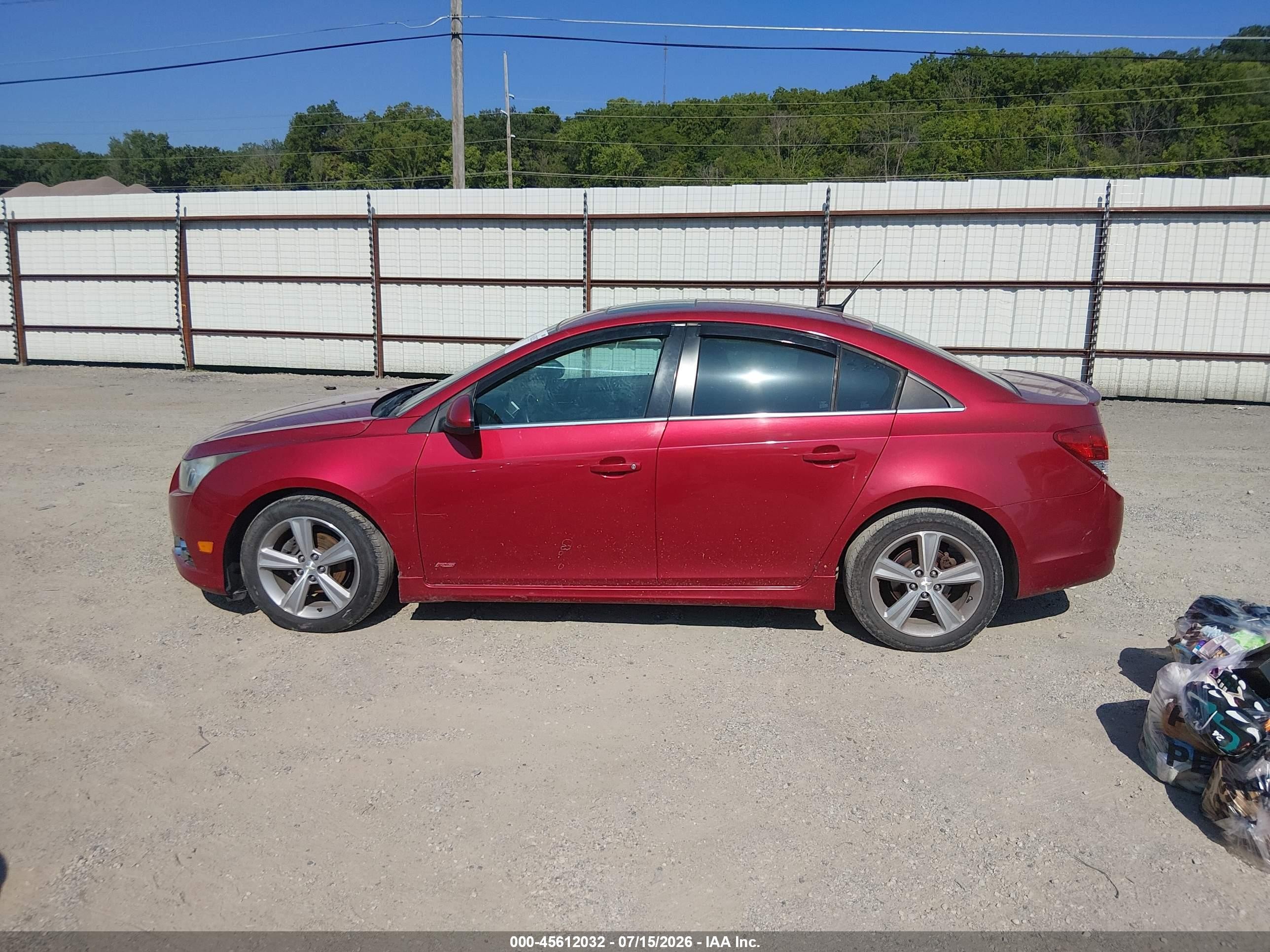 2014 Chevrolet Cruze 2lt Auto Красный vin: 1G1PE5SB9E7199066